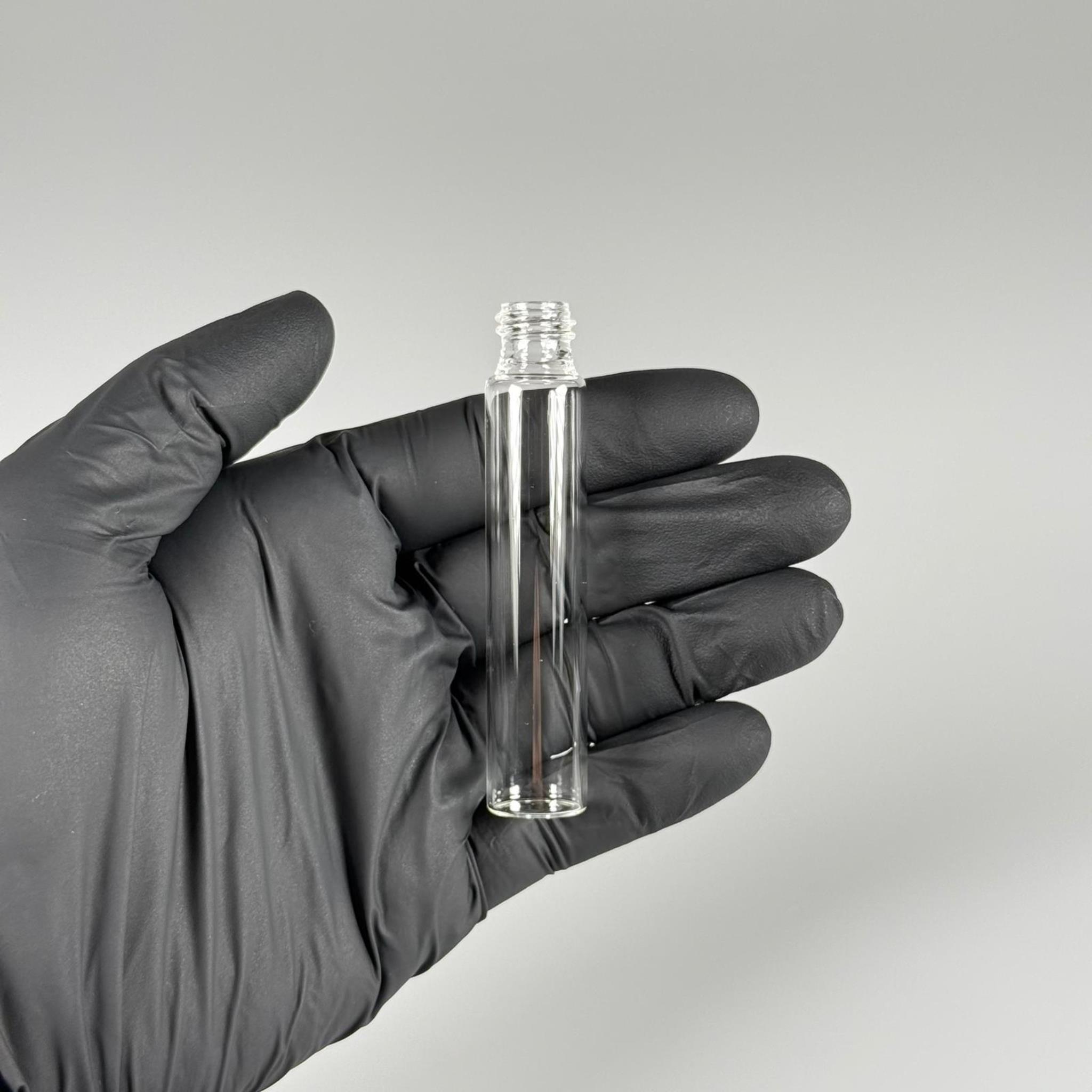 10 CC ŞEFFAF CAM ŞİŞE - 14 MM VİDALI AĞIZ - KAPAKSIZ 10 ML CAM ŞİŞE