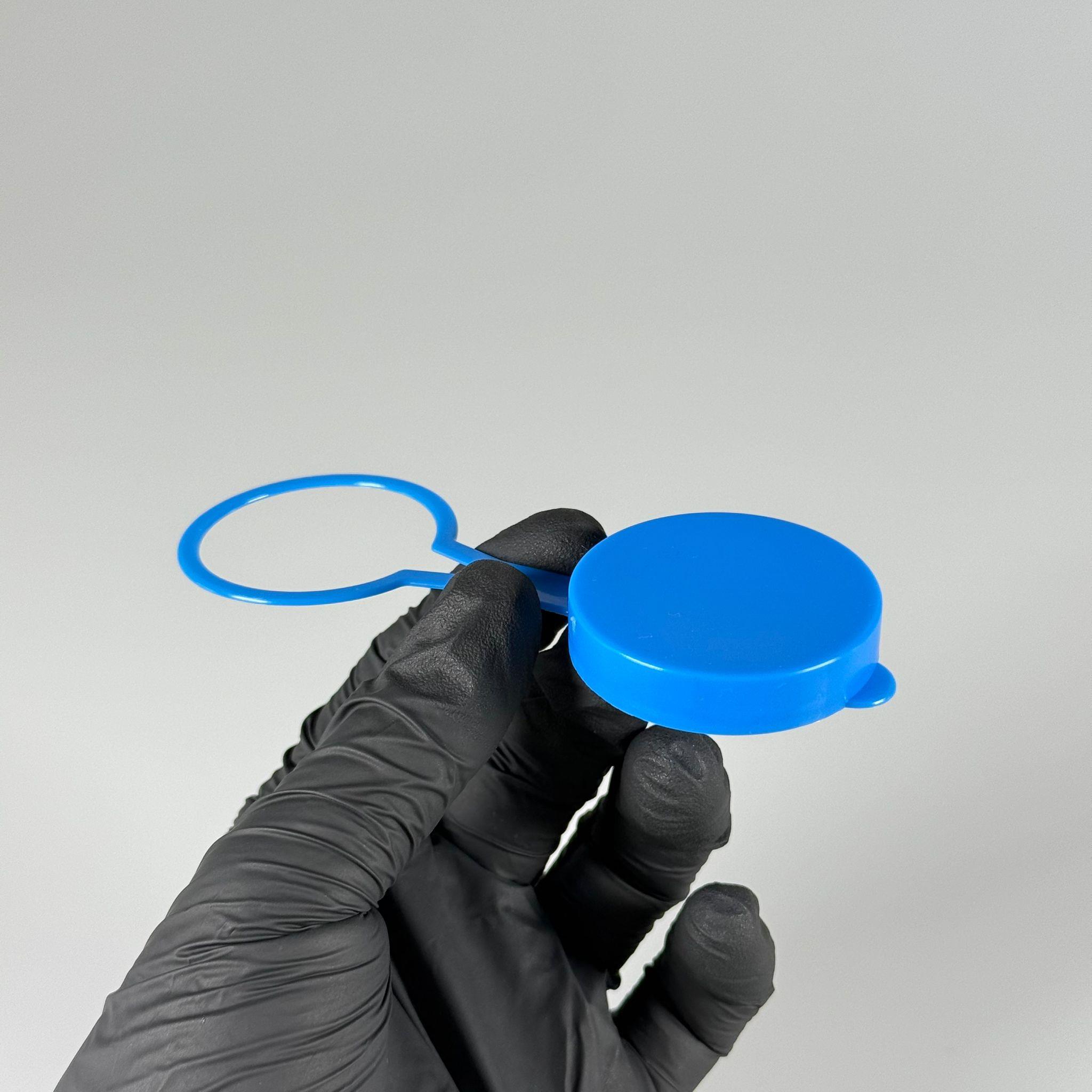 44 - 11 MM PLASTİK AYRAN KAPAĞI GEÇMELİ KAPAK - CAM SÜT ŞİŞESİ KAPAĞI - SÜTAŞ CAM AYRAN ŞİŞESİ KAPAĞI - NOSTALJİ SÜT AYRAN KAPAK - MAVİ