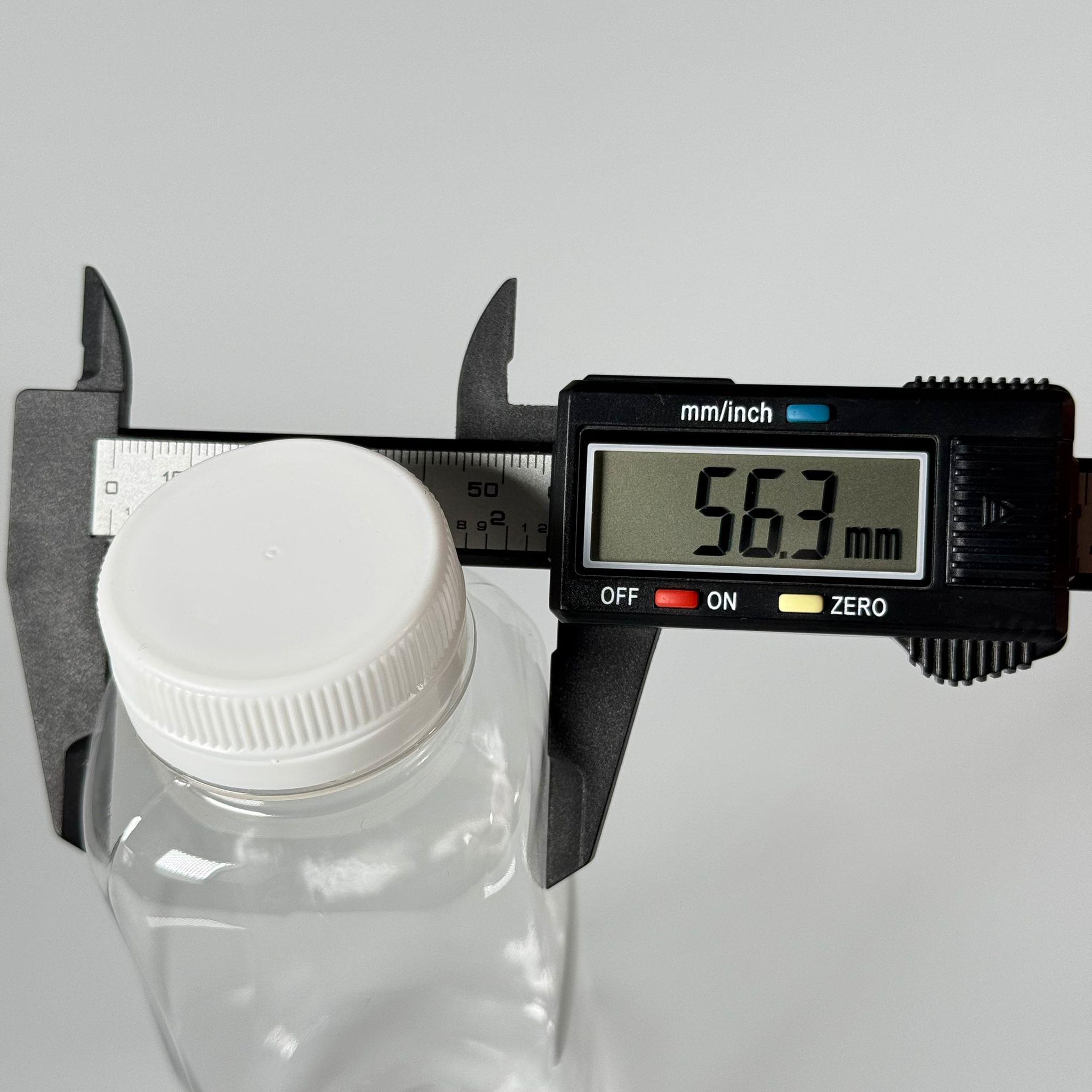 300 CC KÖŞELİ KARE PET ŞİŞE (18,5 GR) - 38 MM GENİŞ AĞIZLI BEYAZ KİLİTLİ KAPAKLI - 300 ML DETOX, MEYVE SUYU, SMOOTHIE, AYRAN, SÜT, MEŞRUBAT VB İÇİN BOŞ PLASTİK ŞİŞELER