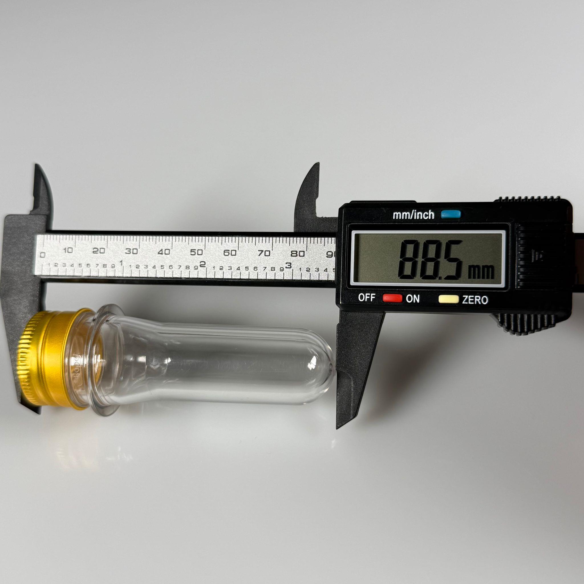 9 CM TÜP - 20 CC UZUN KALIN (20 GR) PET ŞİŞE  - GOLD ALÜMİNYUM METAL KAPAKLI  - BAHARAT, DENEY TÜPÜ, AYAKKABI BAĞCIĞI VB İÇİN PLASTİK TÜP