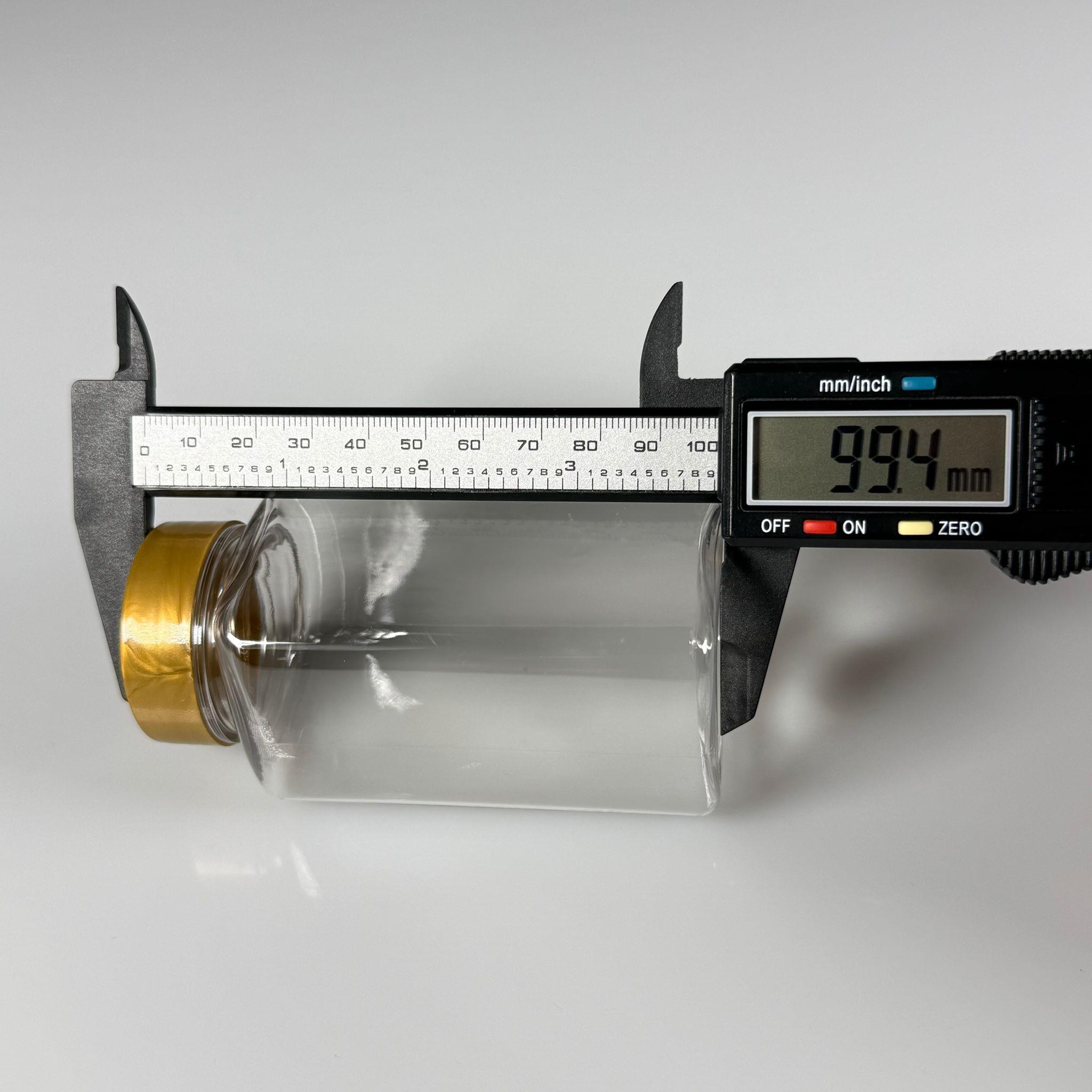 BAHARAT, TOZ, KAHVE, SAHLEP VB MUTFAK DÜZENLEME İÇİN KARE PLASTİK MİNİ KAVANOZLAR - 150 ML -  RAF DÜZENLEYİCİ GIDAYA UYGUN KÖŞELİ GOLD KAPAKLI PET KAVANOZLARI