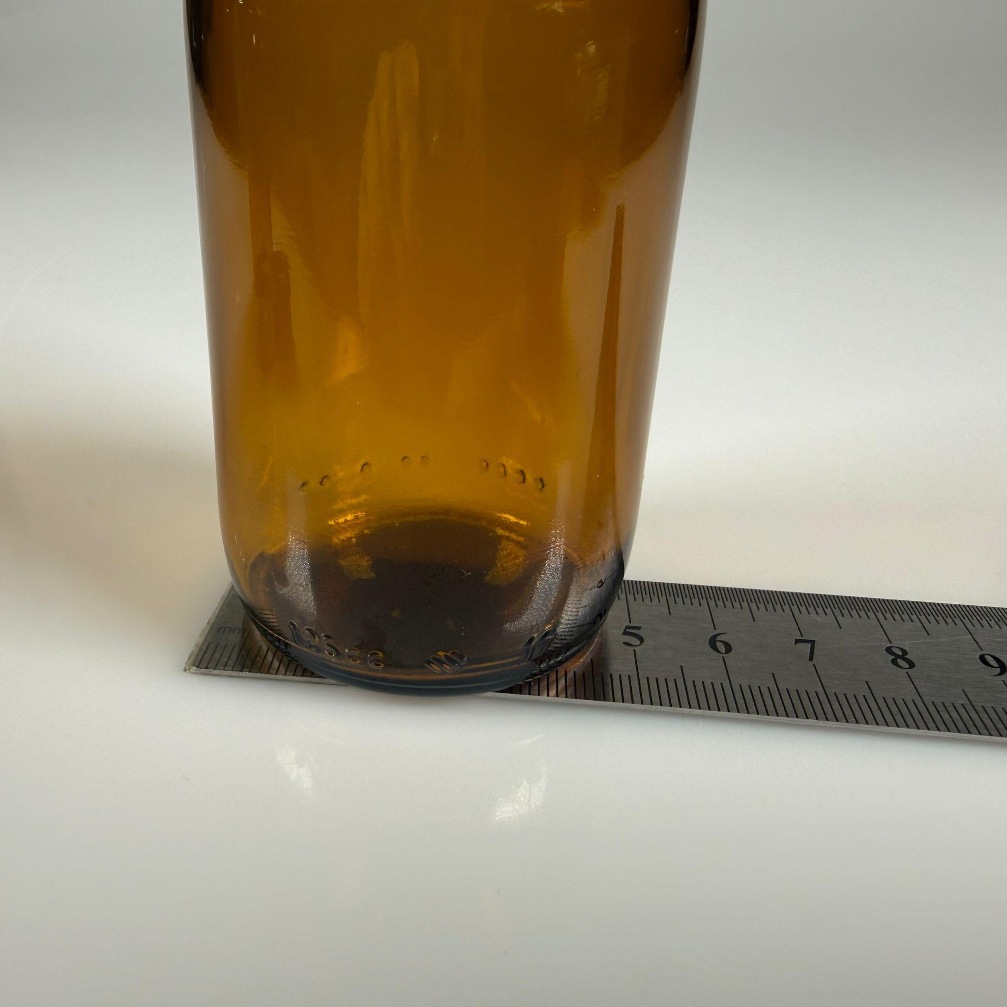 FLAKON ENJEKTÖR SERUM ŞİŞESİ - 125 ML AMBER ECZA CAM ŞİŞE + VİDALI DELİKLİ KAPAK (ELLE ÇEVİREREK KAPANIR) + KAUÇUK BUTİL TIPA TAKIM