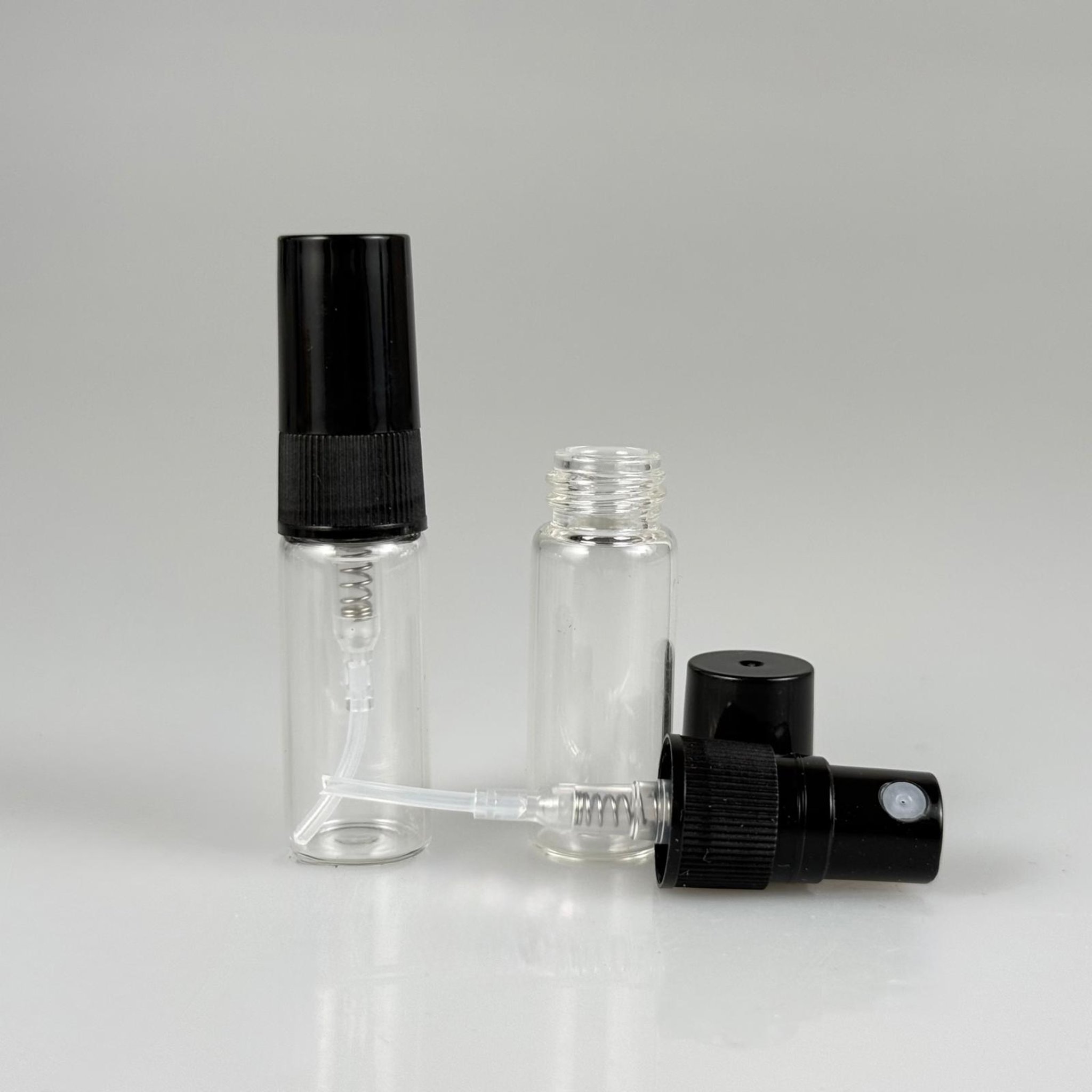 3 CC TESTER SPREYLİ CAM ŞİŞE - 3 ML TESTER ŞİŞE - TESTER PARFÜM ŞİŞESİ (vidalı ağız çevirerek kapanır, tekrar doldurulabilir)