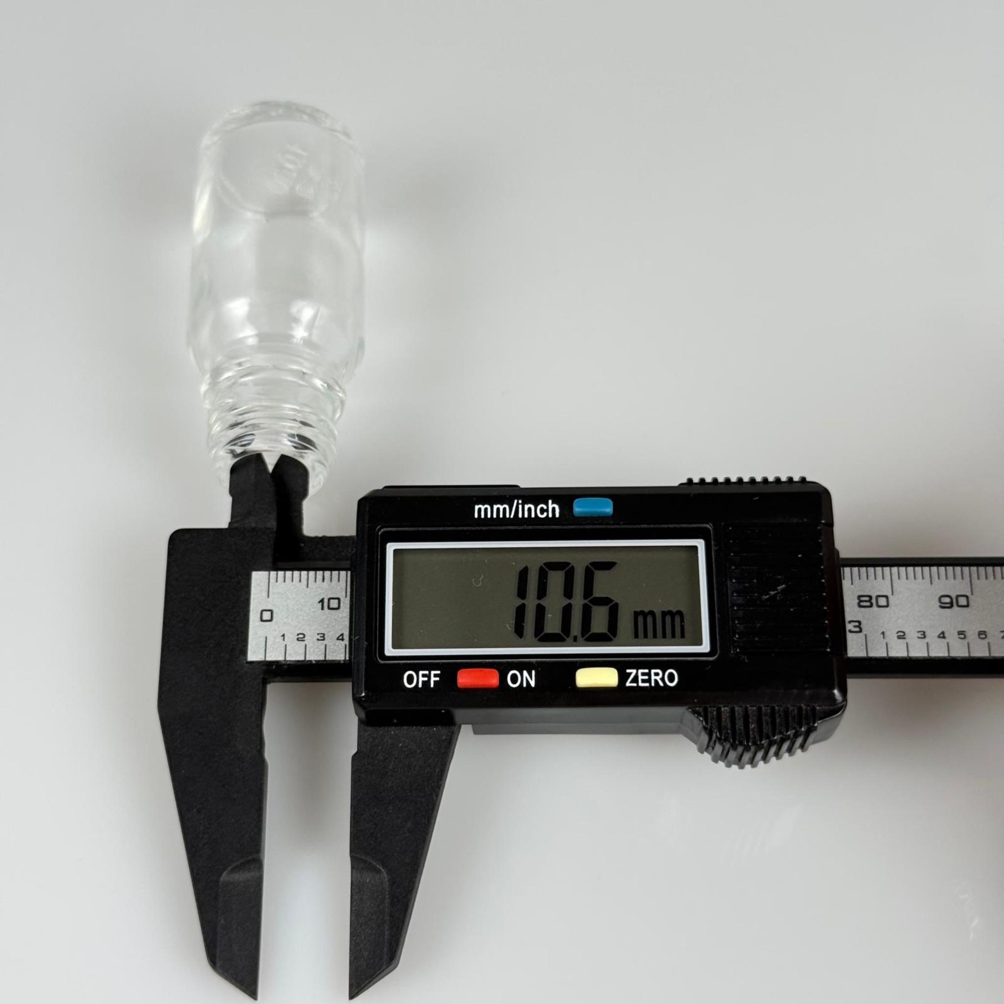10 CC ŞEFFAF CAM ŞİŞE 18 MM İTHAL