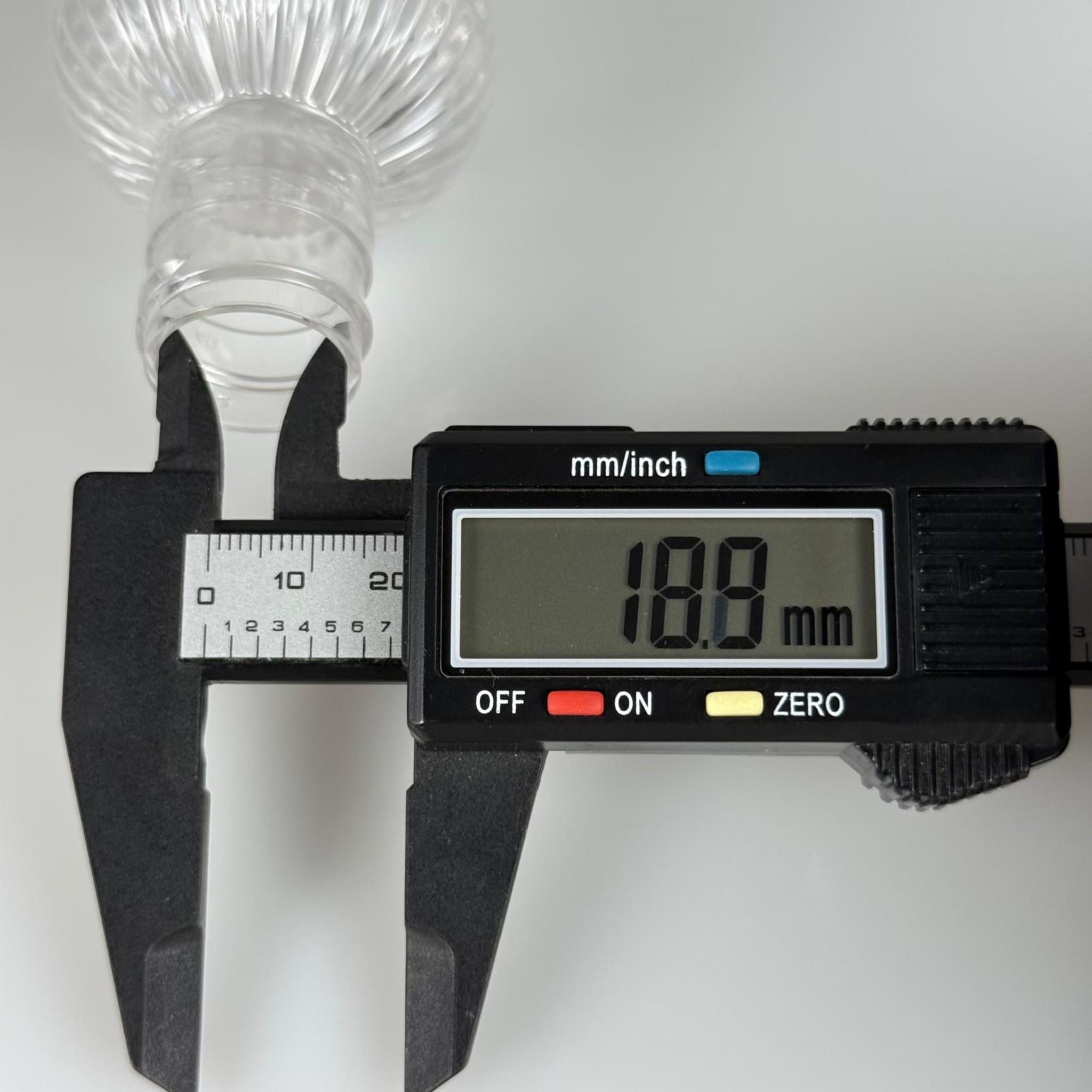 100 CC ŞEFFAF PIRLANTA PET ŞİŞE 24 MM İP