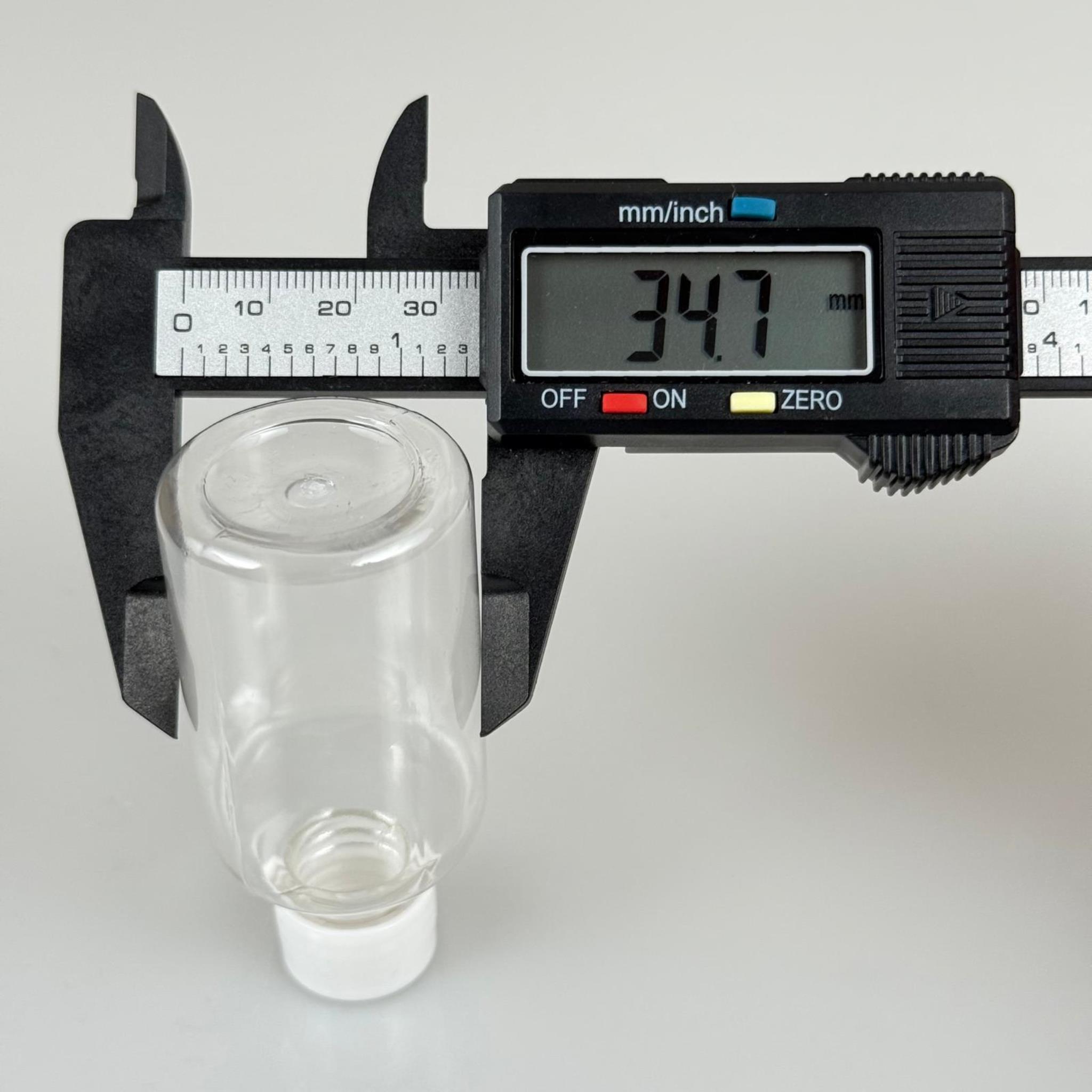 50 ML CONTALI KAPAKLI PET ŞİŞE - 50 CC BEYAZ KAPAKLI TOMBUL PLASTİK ŞİŞE