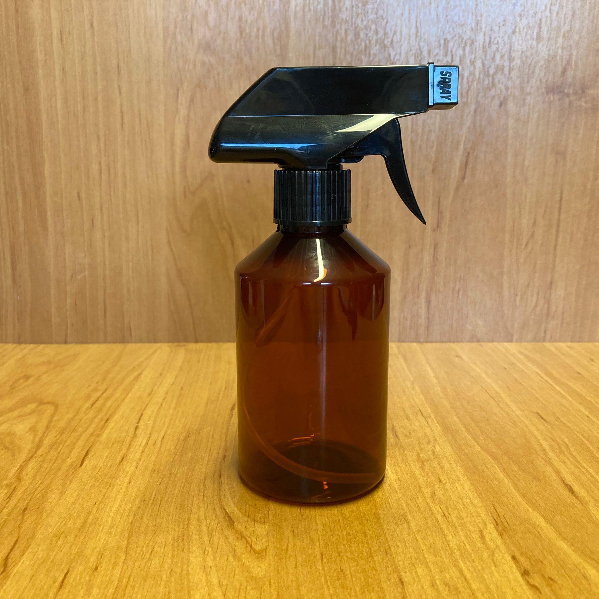 250 CC AMBER PLASTİK ŞİŞE - SİYAH TETİK SPREYLİ - 250 ML KAHVERENGİ BOŞ PLASTİK ŞİŞE