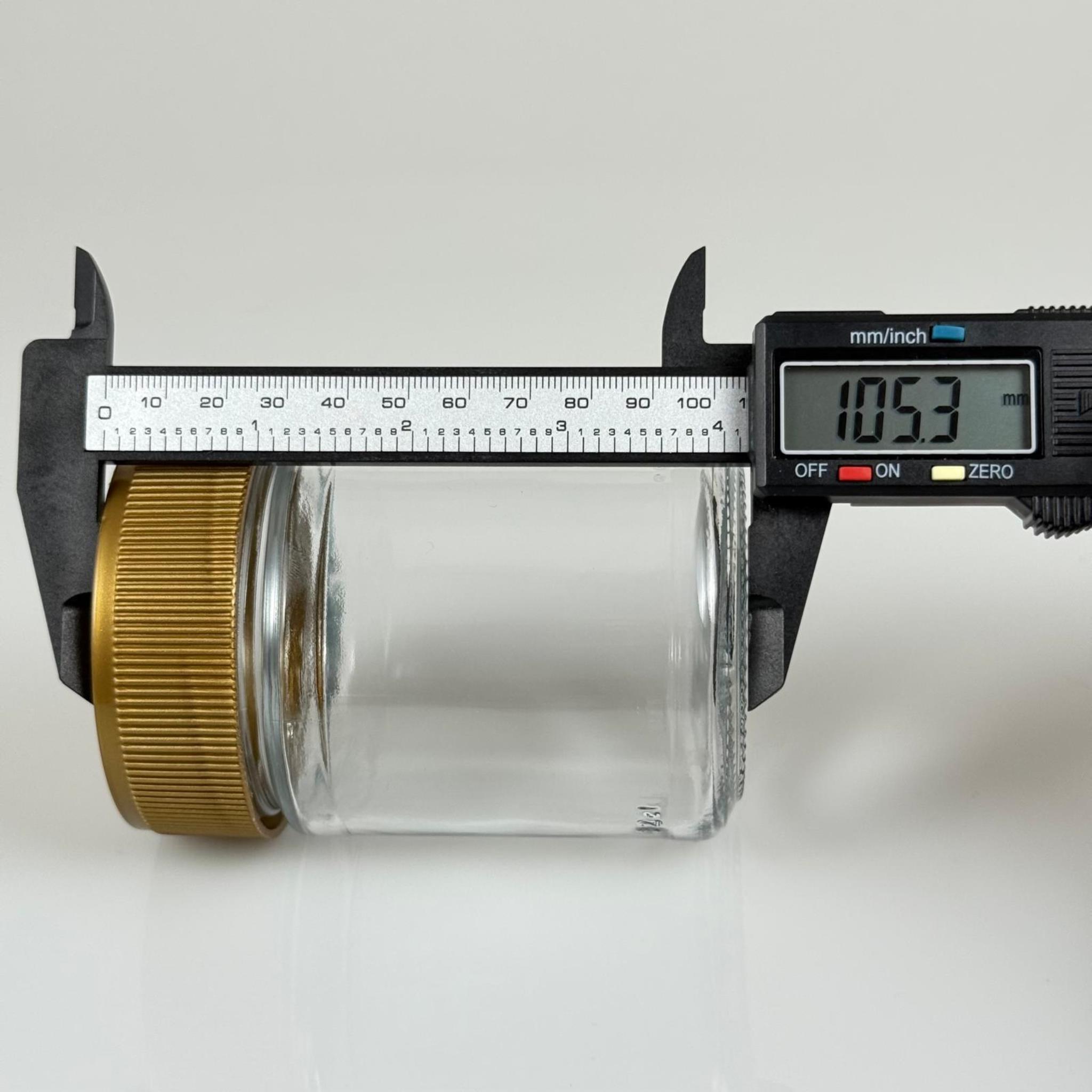 320 CC ALMAN KAVANOZ - GOLD PLASTİK ALÜMİNYUM FOLYO CONTALI İNDİKSİYON KAPAKLI - 320 ML DERİN KAPAKLI CAM KAVANOZ - ÇİKOLATA , FINDIK EZMESİ , KREMA VB İÇİN CAM KAVANOZLAR