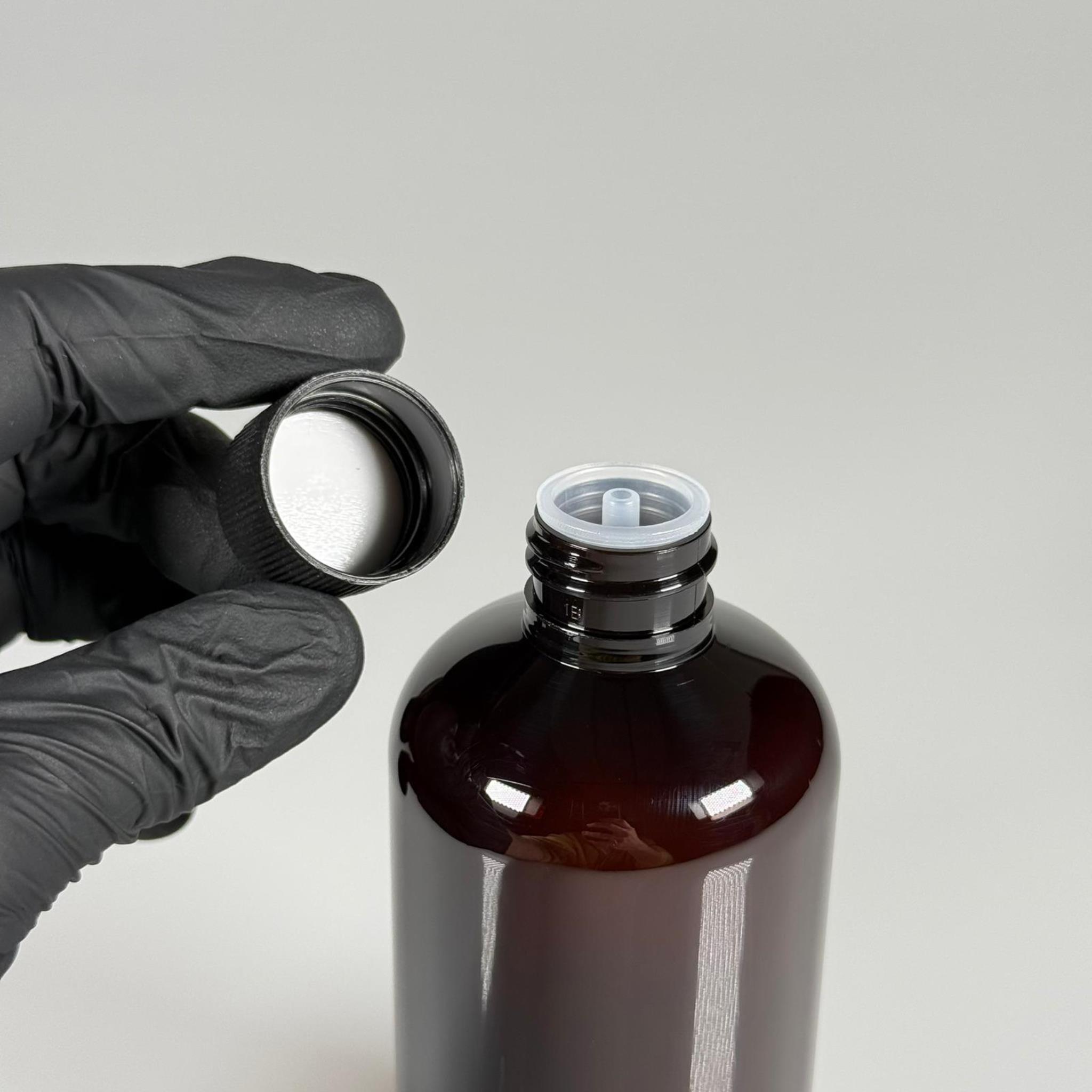 250 CC AMBER ŞİŞE - SİYAH KAPAKLI - KOLONYA TIPALI - 250 ML PLASTİK KOLONYA ŞİŞESİ - ZEYNEP MODEL PET ŞİŞE