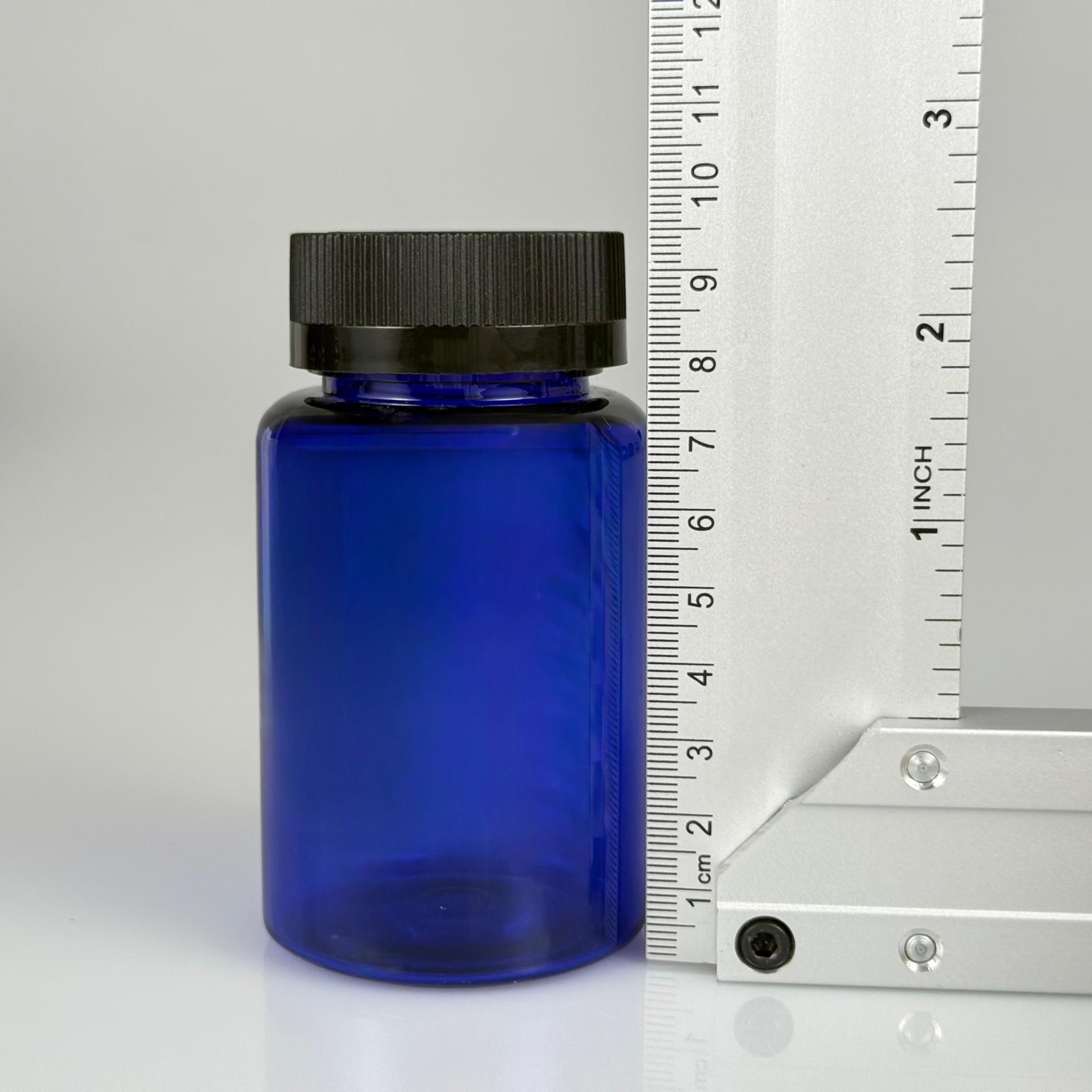 150 ML ÇOCUK KİLİT KAPAKLI TABLET ŞİŞESİ  - 150 CC MAVİ PET KAVANOZ + 38 MM SİYAH ÇOCUK KİLİTLİ KAPAK TAKIM -  KAPSÜL KUTUSU - İLAÇ ŞİŞESİ - MEDİKAL HAP ŞİŞESİ - FARMASÖTİK KAVANOZ