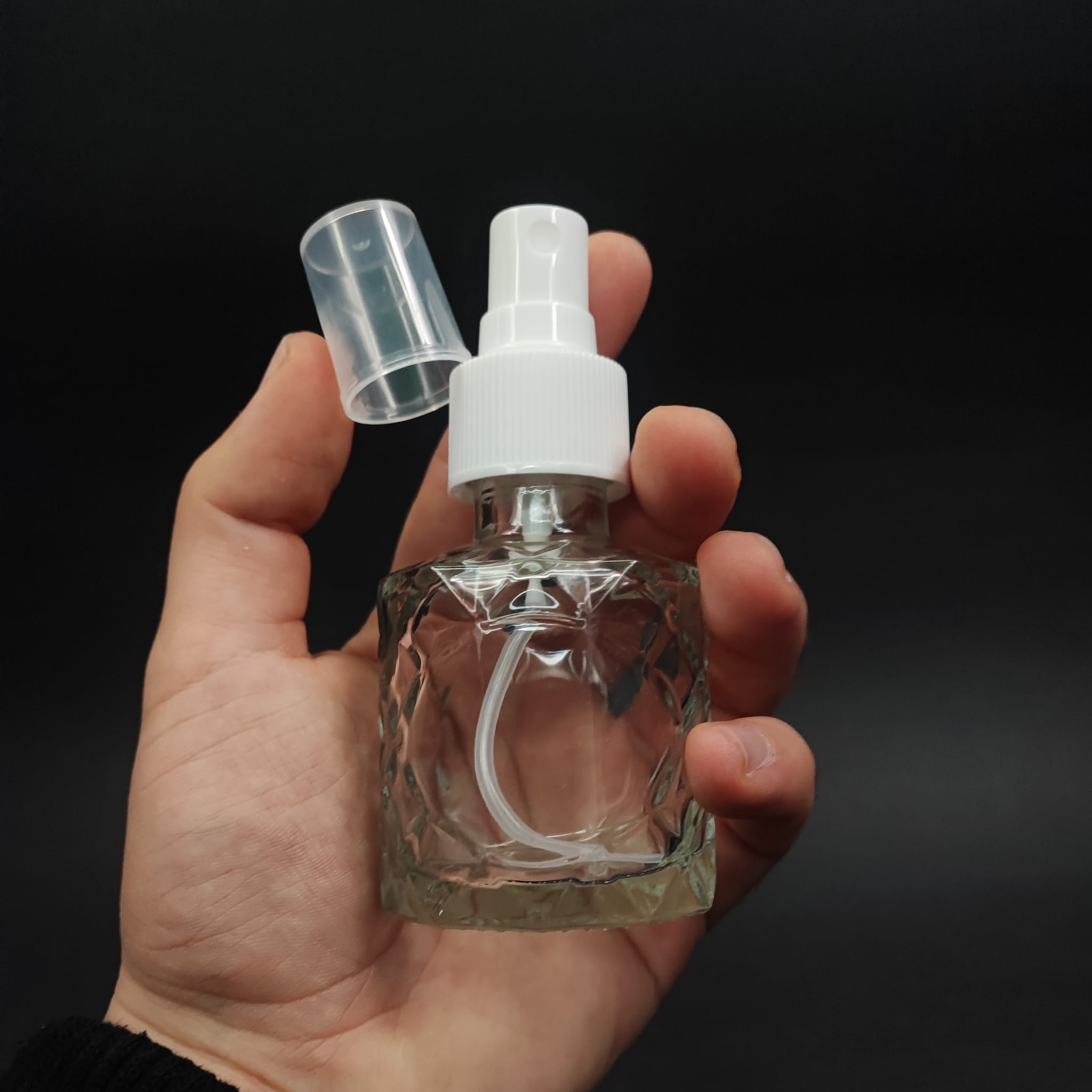 50 CC VELORA CAM ŞİŞE - BEYAZ SPREYLİ - 50 ML DÜĞÜN, NİŞAN, SÖZ, KINA, CENAZE, PROMOSYON İÇİN HEDİYELİK LÜX KOLONYA ŞİŞELERİ
