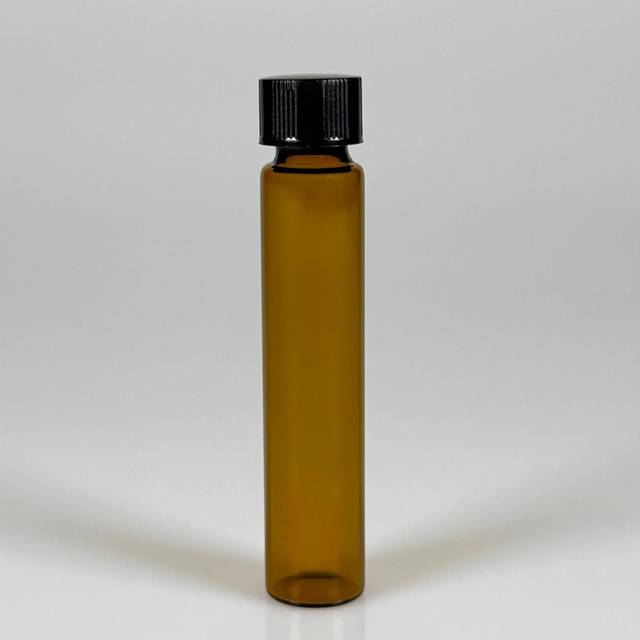 10 CC AMBER CAM ŞİŞE - SİYAH KAPAKLI - 10 ML KAPAKLI CAM ŞİŞE