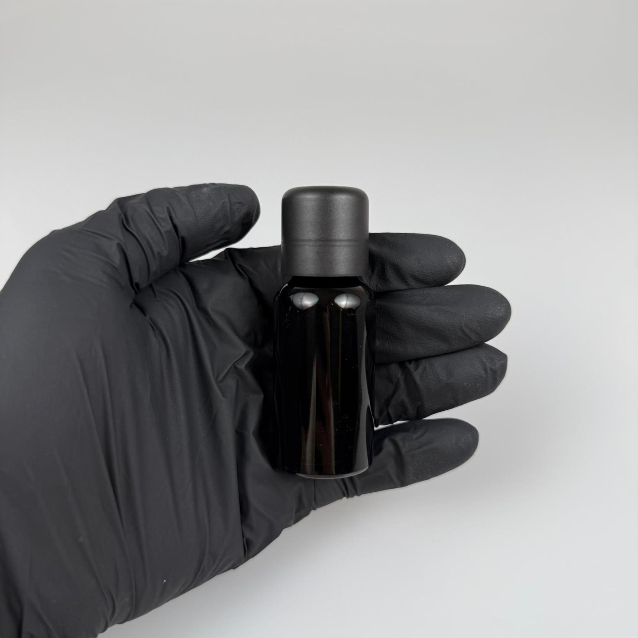 20 CC KOYU AMBER CAM ŞİŞE + İÇTEN DAMLALIKLI ÇOCUK KİLİTLİ SİYAH KAPAK - KAHVERENGİ 20 ML KİLİT KAPAKLI DAMLATMALI ŞİŞE