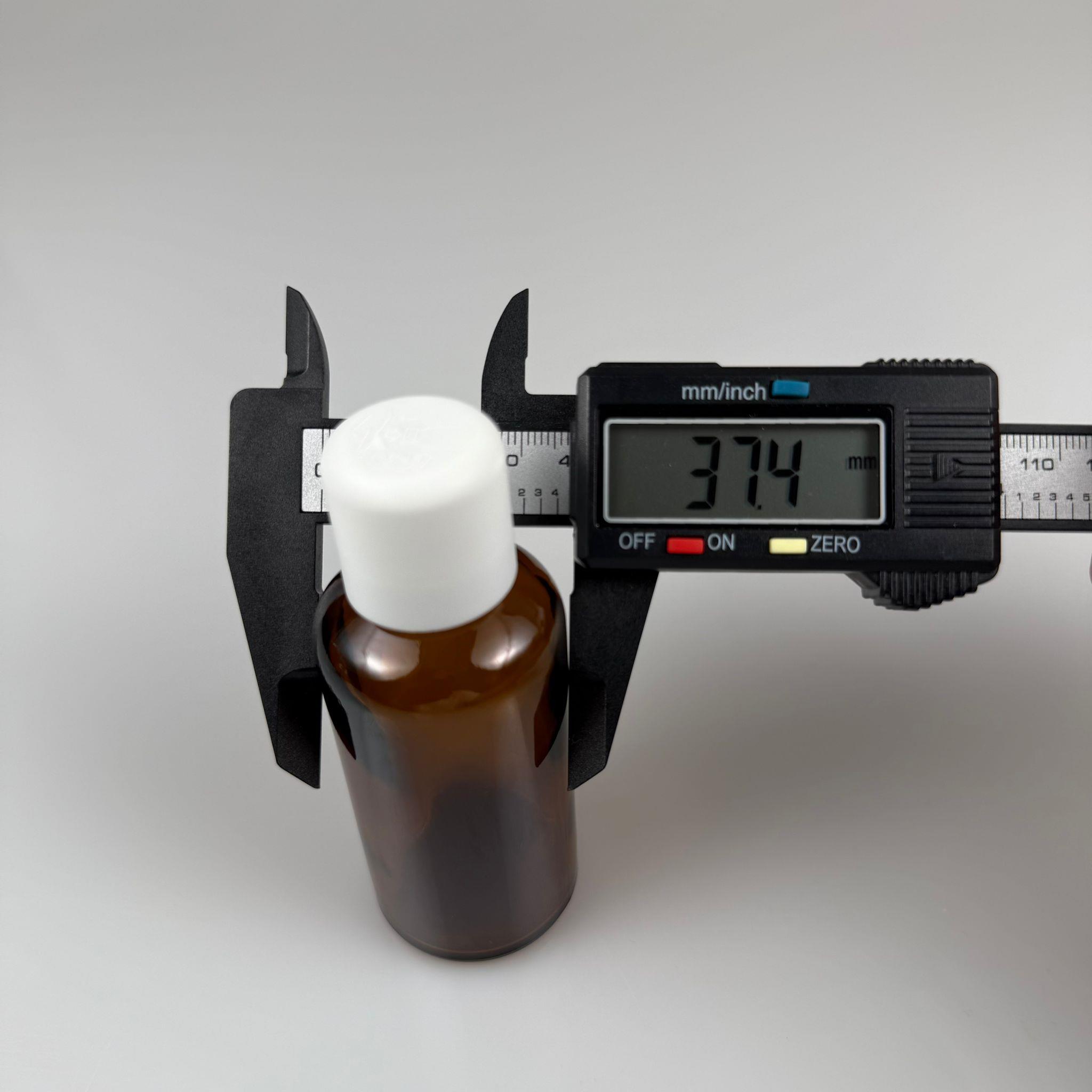 50 CC AMBER CAM ŞİŞE + İÇTEN DAMLALIKLI ÇOCUK KİLİTLİ BEYAZ KAPAK - KAHVERENGİ 50 ML KİLİT KAPAKLI DAMLATMALI ŞİŞE