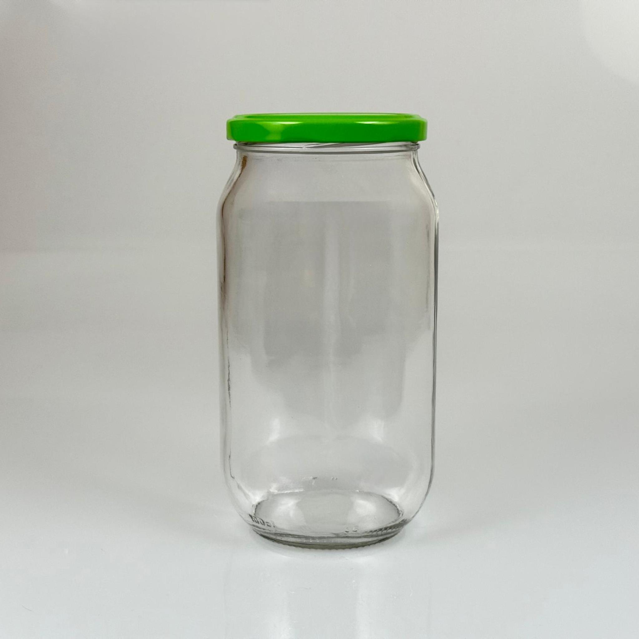 1000 CC CAM KAVANOZ - AÇIK METAL KAPAKLI - 1000 ML CAM KONSERVE KAVANOZU - LİTRELİK KAVANOZ - PAŞABAHÇE