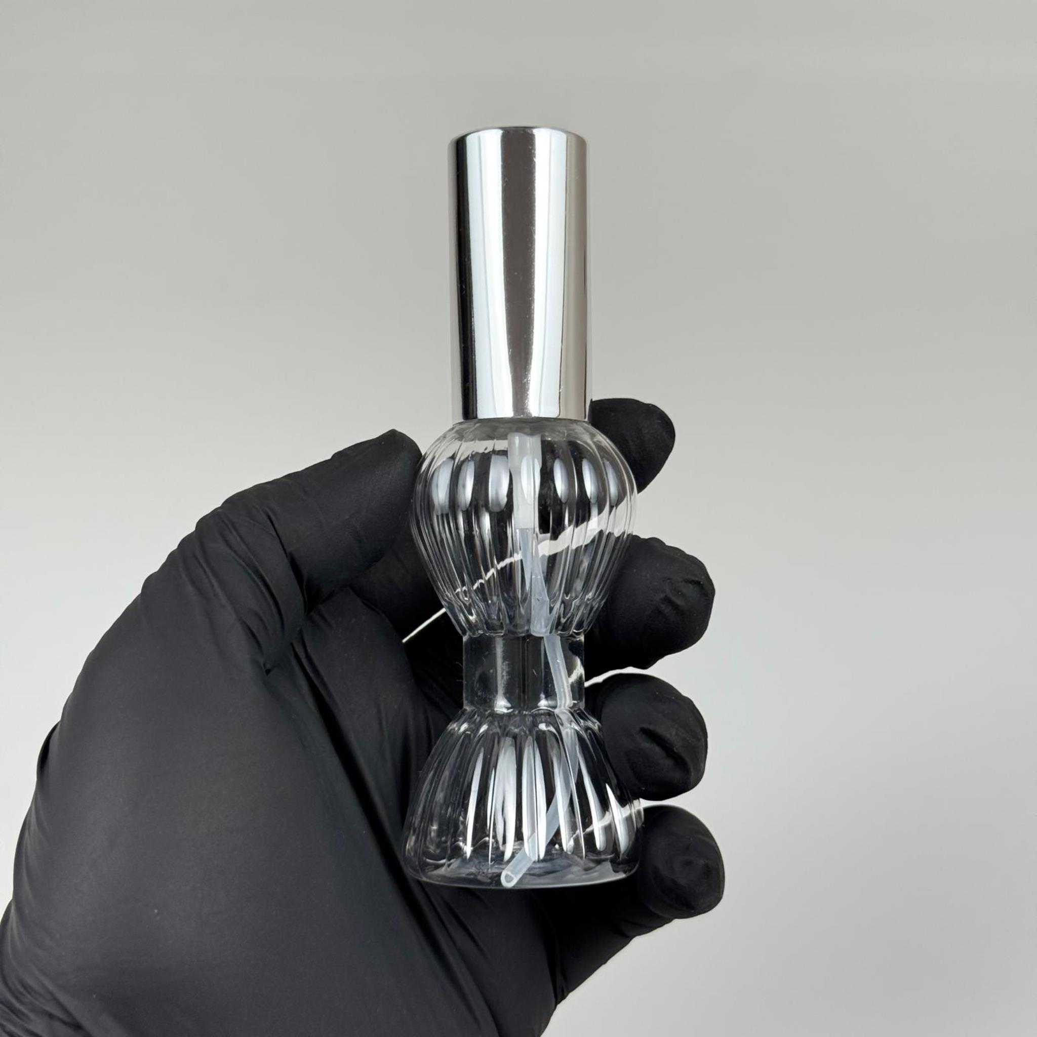 40 ML PET KOLONYA, PARFÜM VB ŞİŞELERİ - METAL ALÜMİNYUM GÜMÜŞ KAPAK + VİDALI SPREY + 40 CC MİNİ PIRLANTA ŞİŞE SET TAKIM
