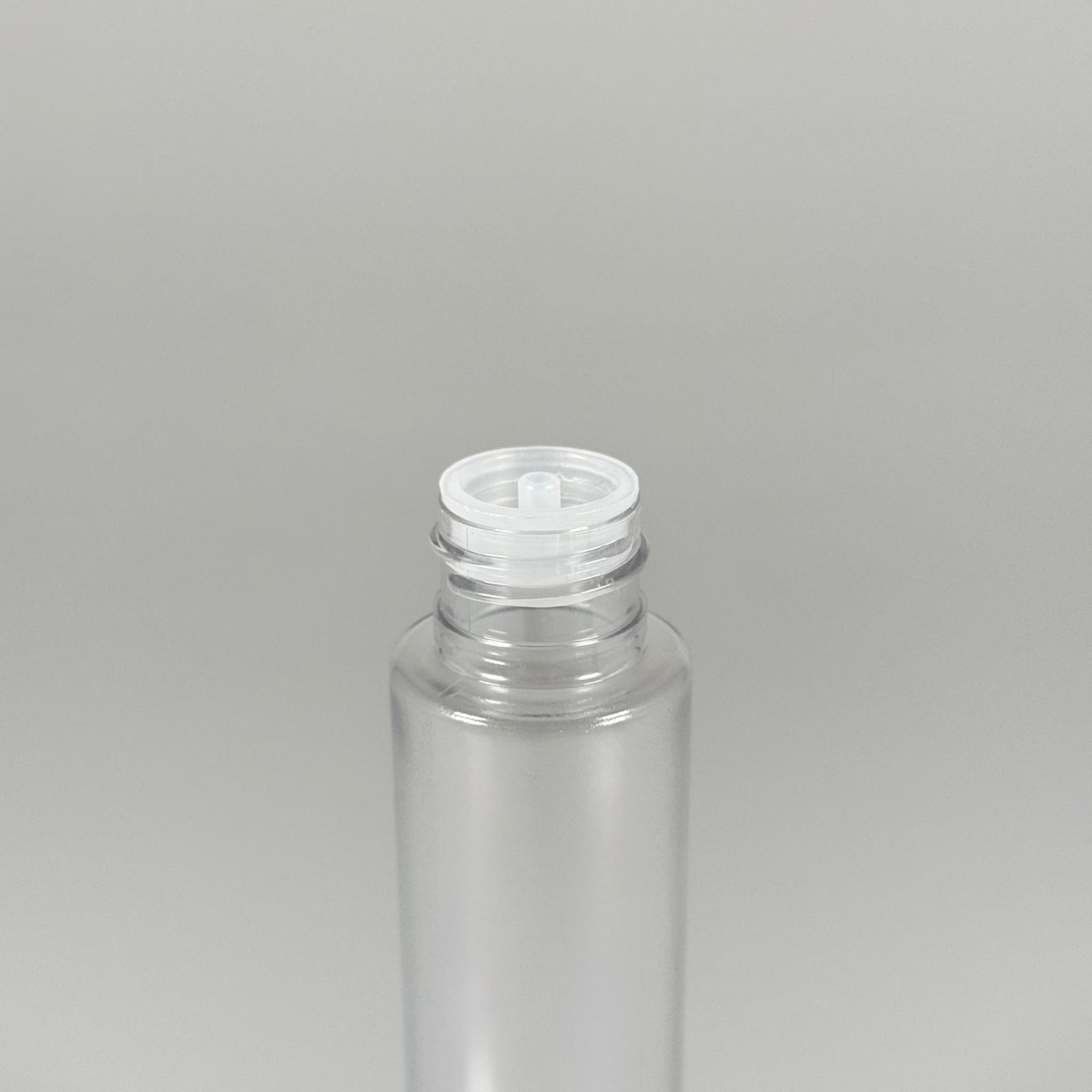 100 CC UZUN SİLİNDİR BUĞULU PET ŞİŞE (24 GR)  - BEYAZ KAPAKLI KOLONYA TIPALI - 100 ML BİBERİYE SUYU, LAVANTA YAĞI, SAÇ SERUM, TONİK VB İÇİN PLASTİK KOZMETİK AMBALAJLARI