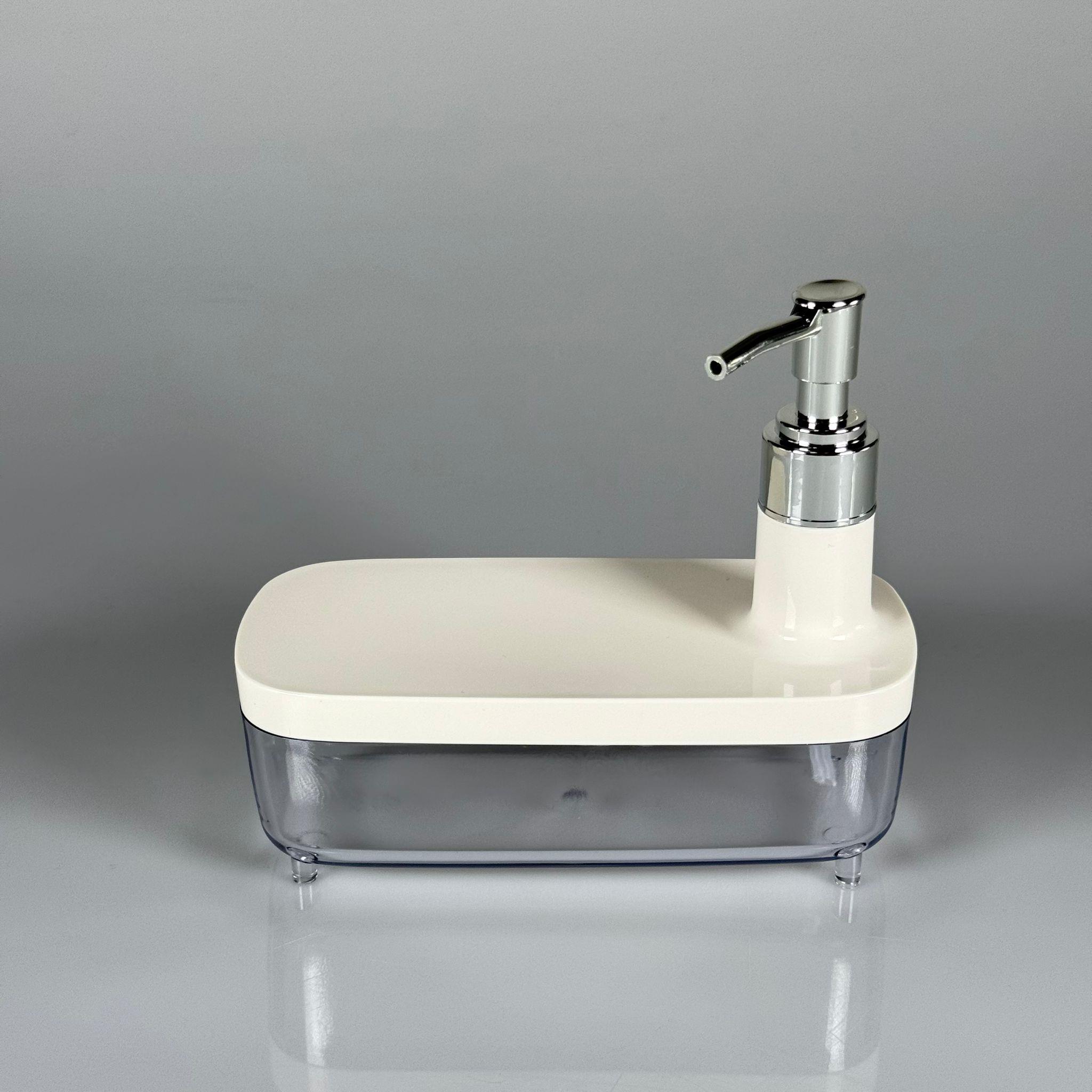 KAYIK TİP MİKA SABUNLUK 350 ML + GÜMÜŞ POMPALI TAKIM