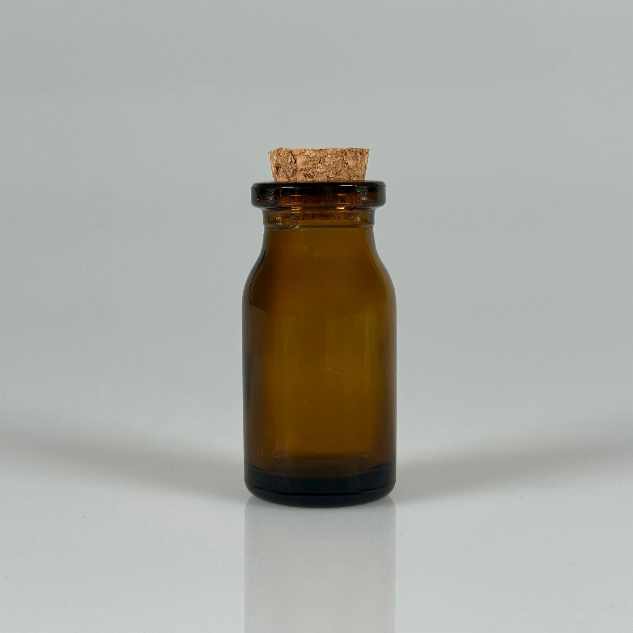 8 CC AMBER KAHVERENGİ CAM PENİSİLİN FLAKON ŞİŞE - 8 ML CAM ŞİŞE + MANTAR TIPA