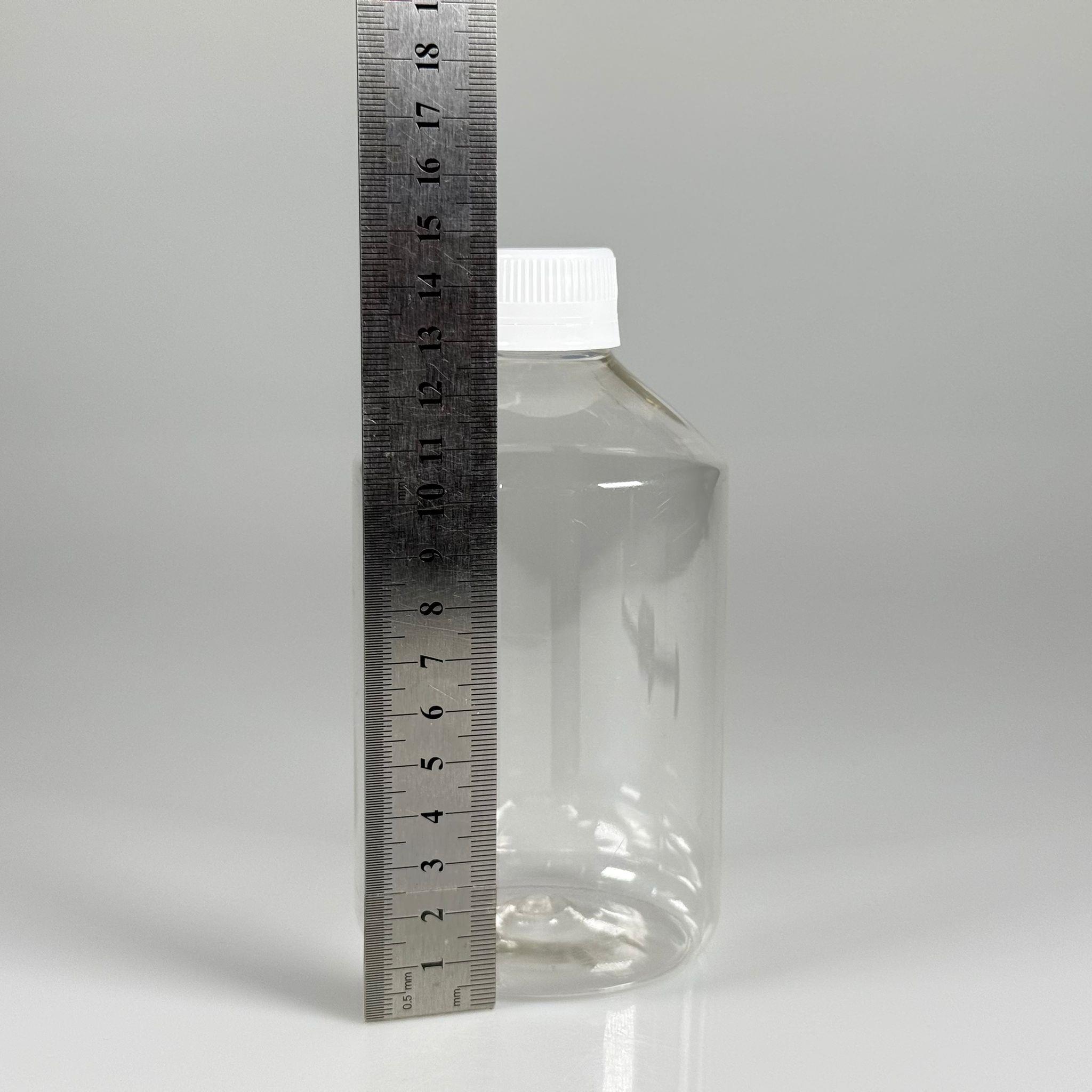 500 CC KÜT BOYUNLU ŞEFFAF PET ŞİŞE  - BEYAZ KİLİTLİ KAPAKLI - 500 ML KALIN PET ŞİŞE