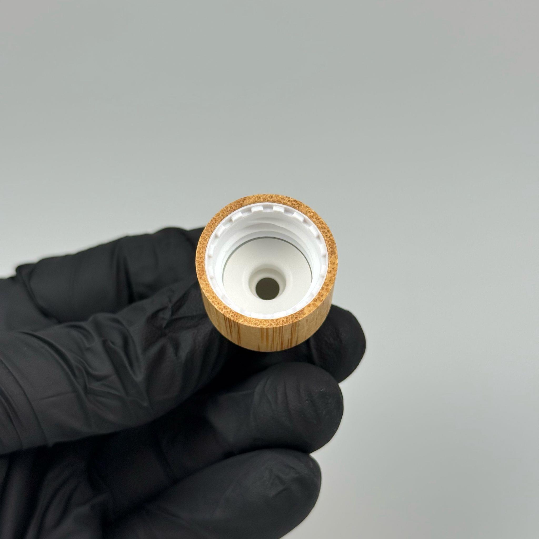 18 MM AHŞAP BAMBU KAPAK + BEYAZ EMZİK TAKIM