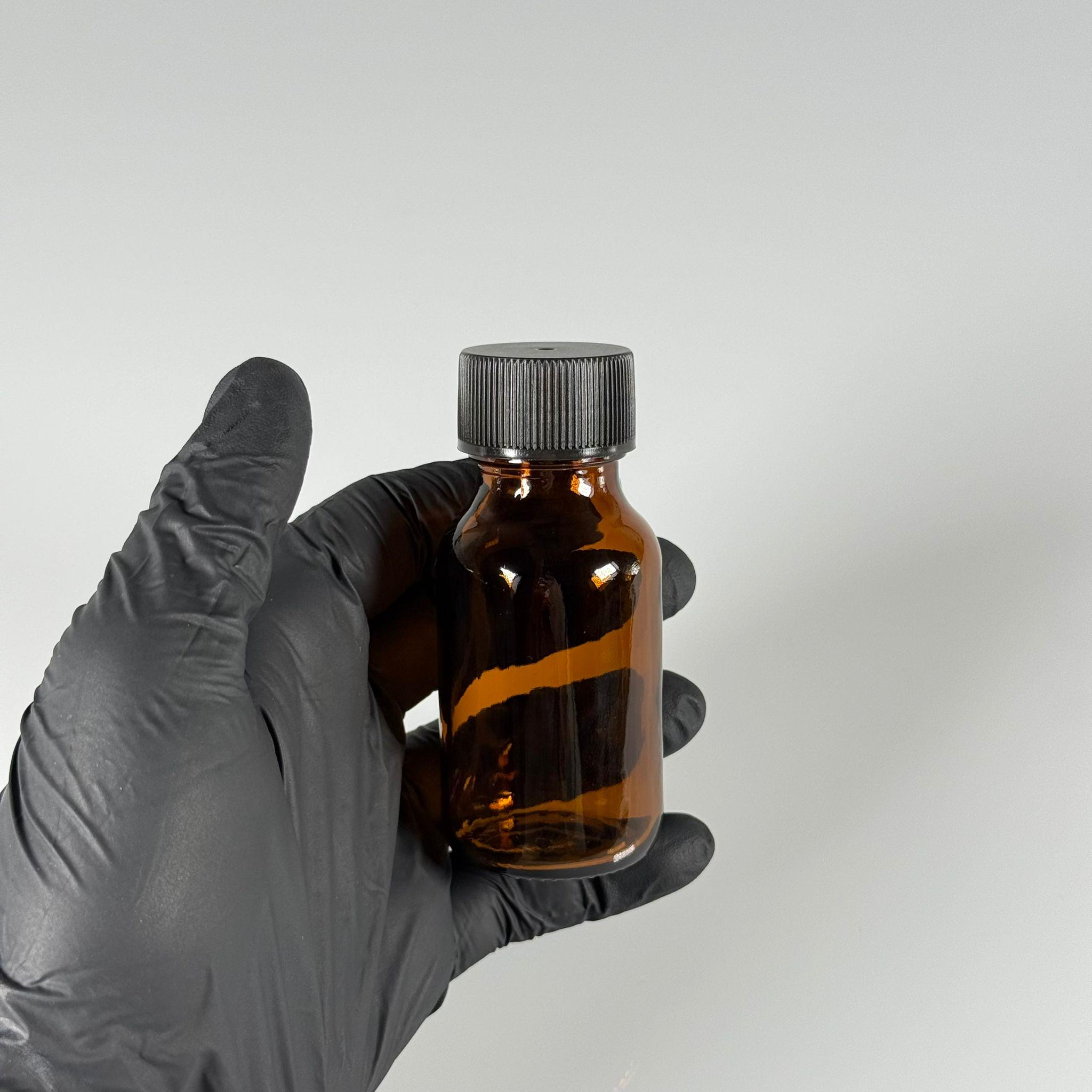 50 ML DOLUMU KOLAY, GENİŞ AĞIZLI İÇTEN DAMLALIKLI ŞİŞE (28 MM AĞIZ)  - 50 CC SİYAH CONTALI KAPAKLI İÇTEN DAMLALIKLI CAM ECZA ŞİŞESİ - AMBER KAHVERENGİ