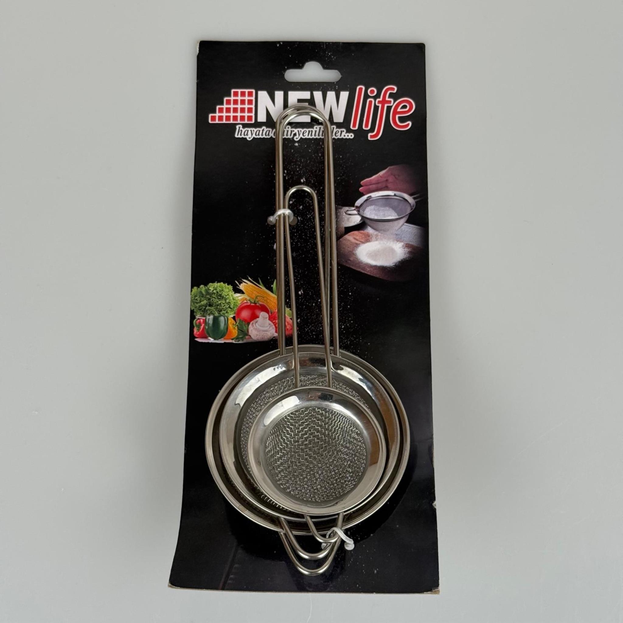 SÜZGEÇ SETİ - 3 LÜ KÜÇÜK METAL