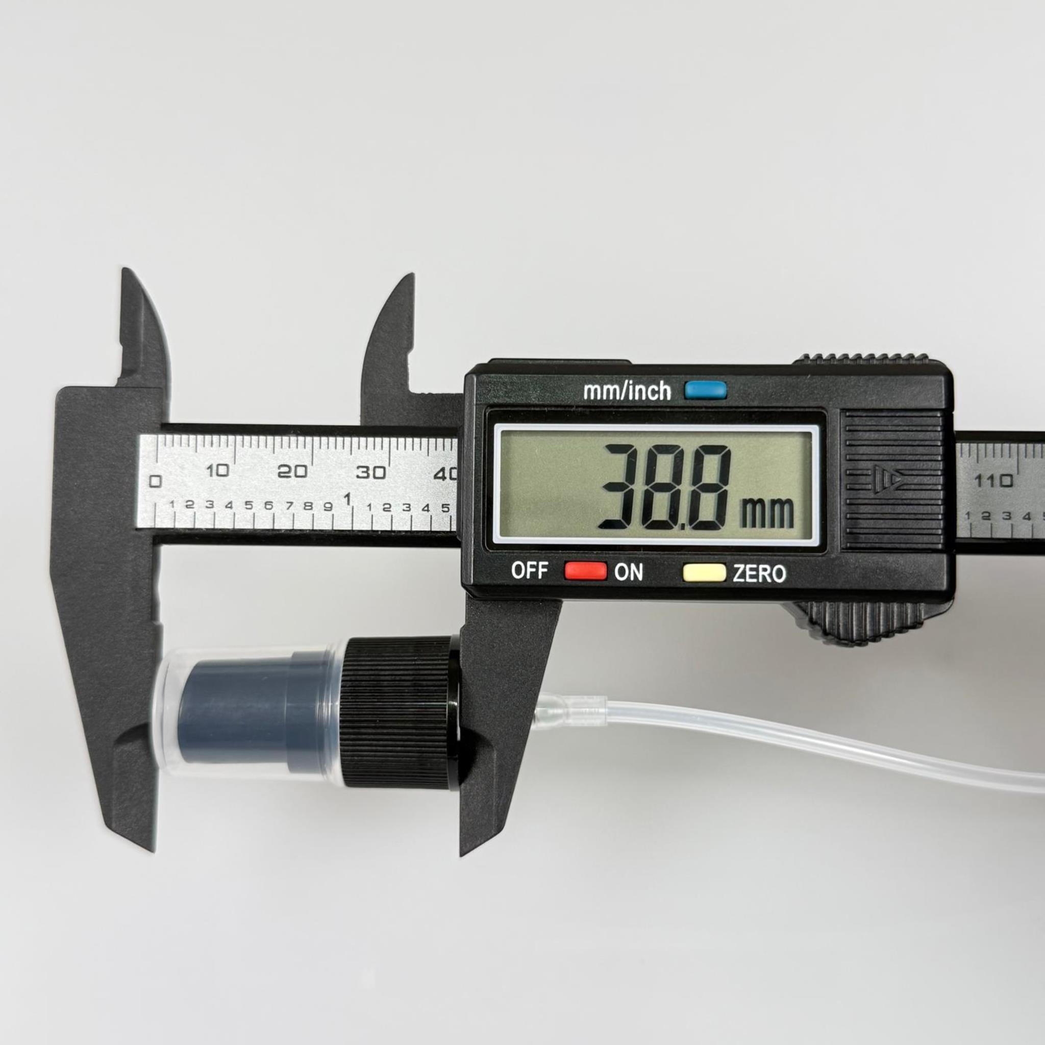 18 MM SPREY SİYAH RENK KAPAKLI - 18 MM VALF SİYAH PARMAK SPREY