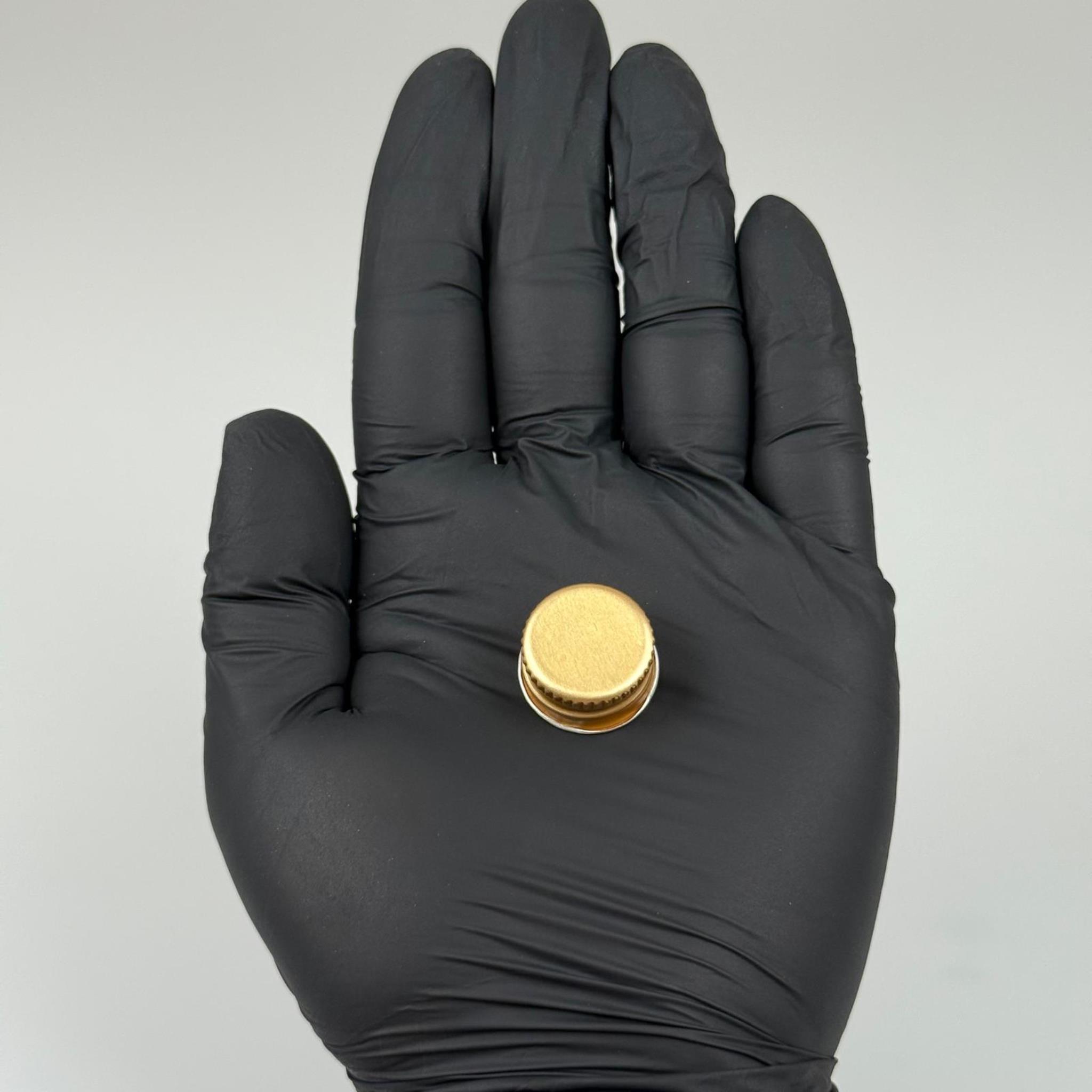 18 MM VİDALI GOLD ALÜMİNYUM KAPAK