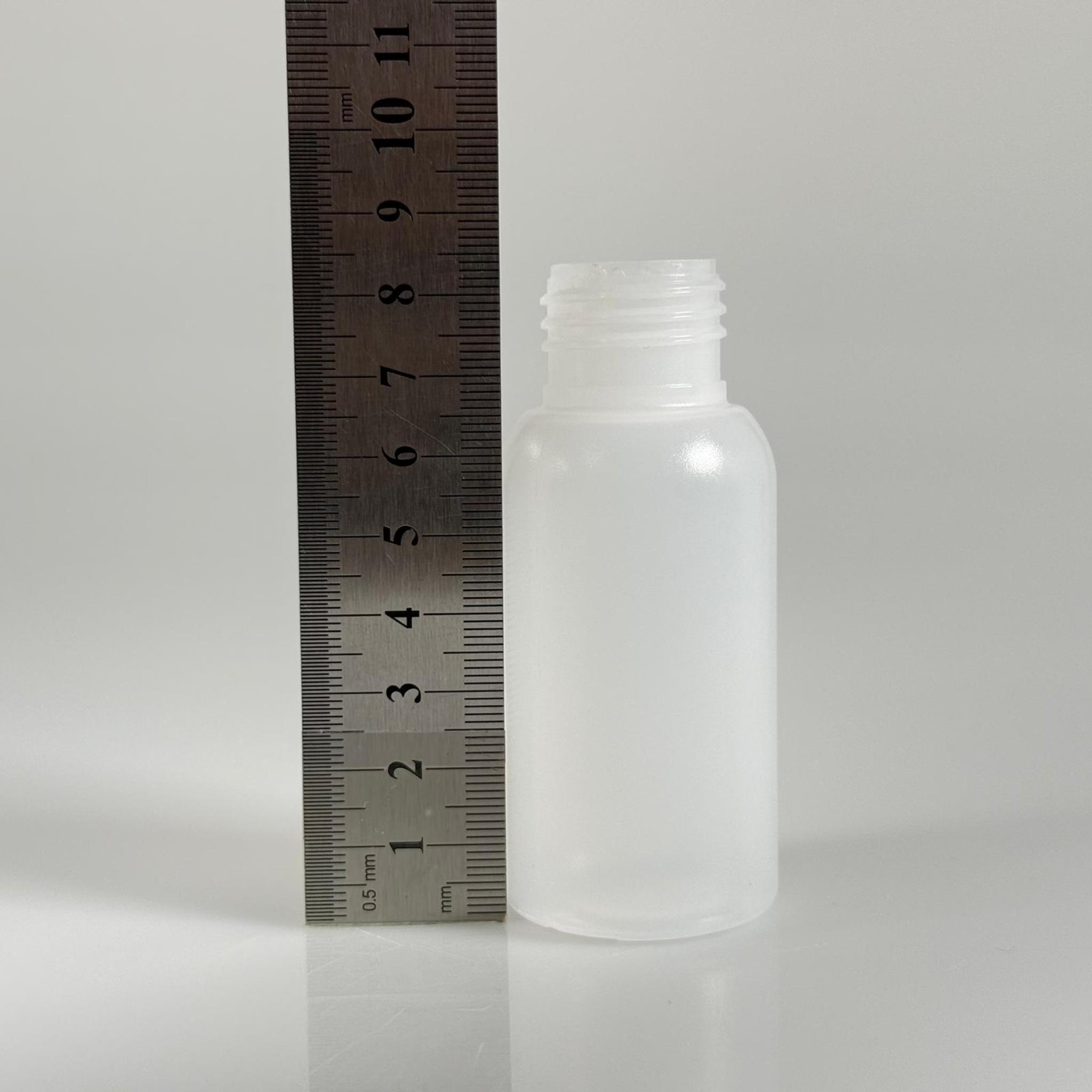 50 ML SIKILABİLİR YUMUŞAK PE PLASTİK ŞİŞE - 24 AĞIZ KAPAKSIZ - 50 cc sos, yağ, kartuş, mürekkep vb için boş şişeler