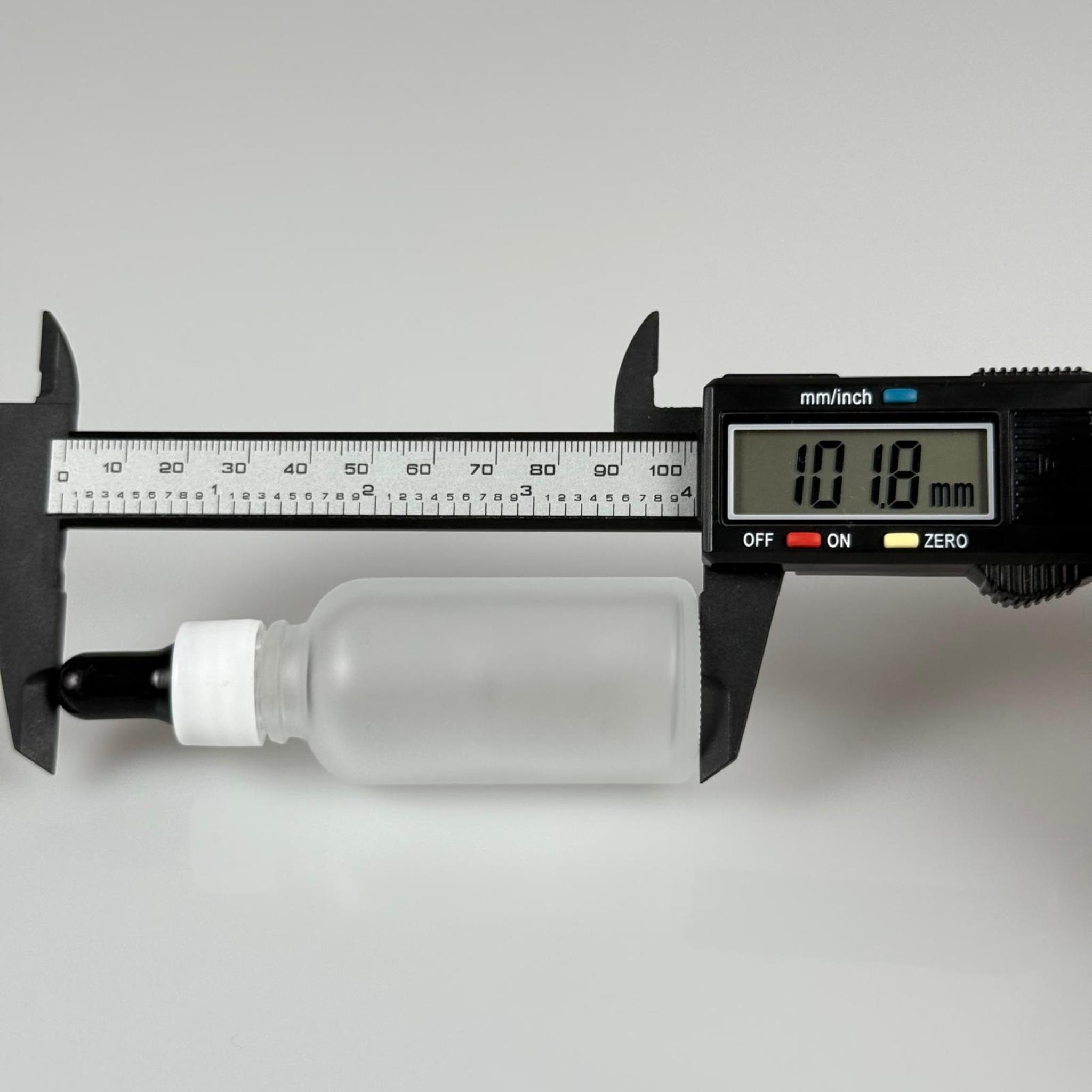 30 CC BUZLU CAM DAMLALIKLI ŞİŞE - SİYAH EMZİK + BEYAZ DÜZ KAPAK + CAM PİPET TAKIM - 30 ML BUZLU DAMLALIKLI ŞİŞE SETİ