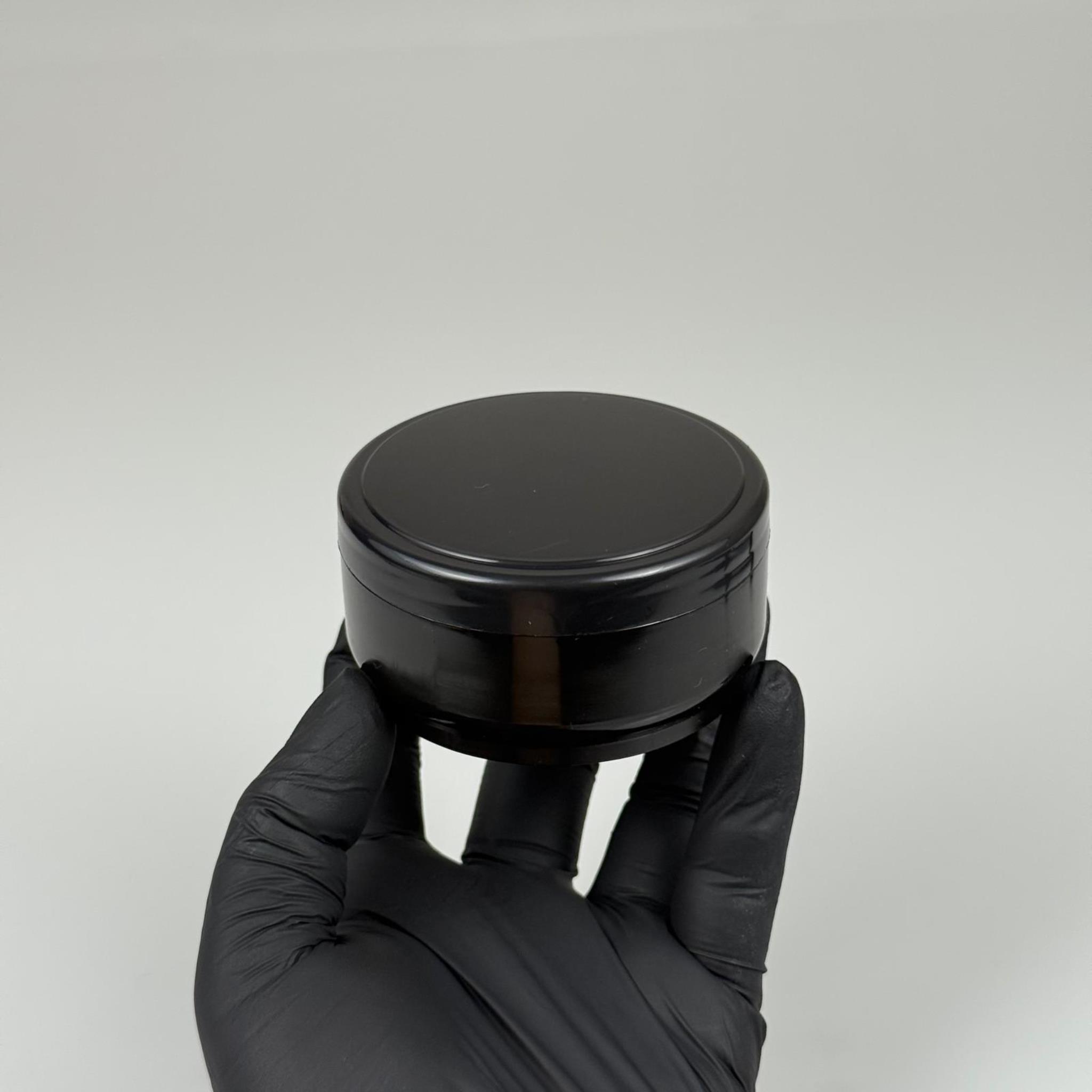 100 CC PİTY KREM KAVANOZU - KAPAKLI - SİYAH - SADE KREM KUTUSU - UYGUN FİYATLI POMAT KUTUSU - PLASTİK KUTU - KOZMETİK AMBALAJ - BOŞ KREM KUTUSU - KREM KUTUSU PLASTİK