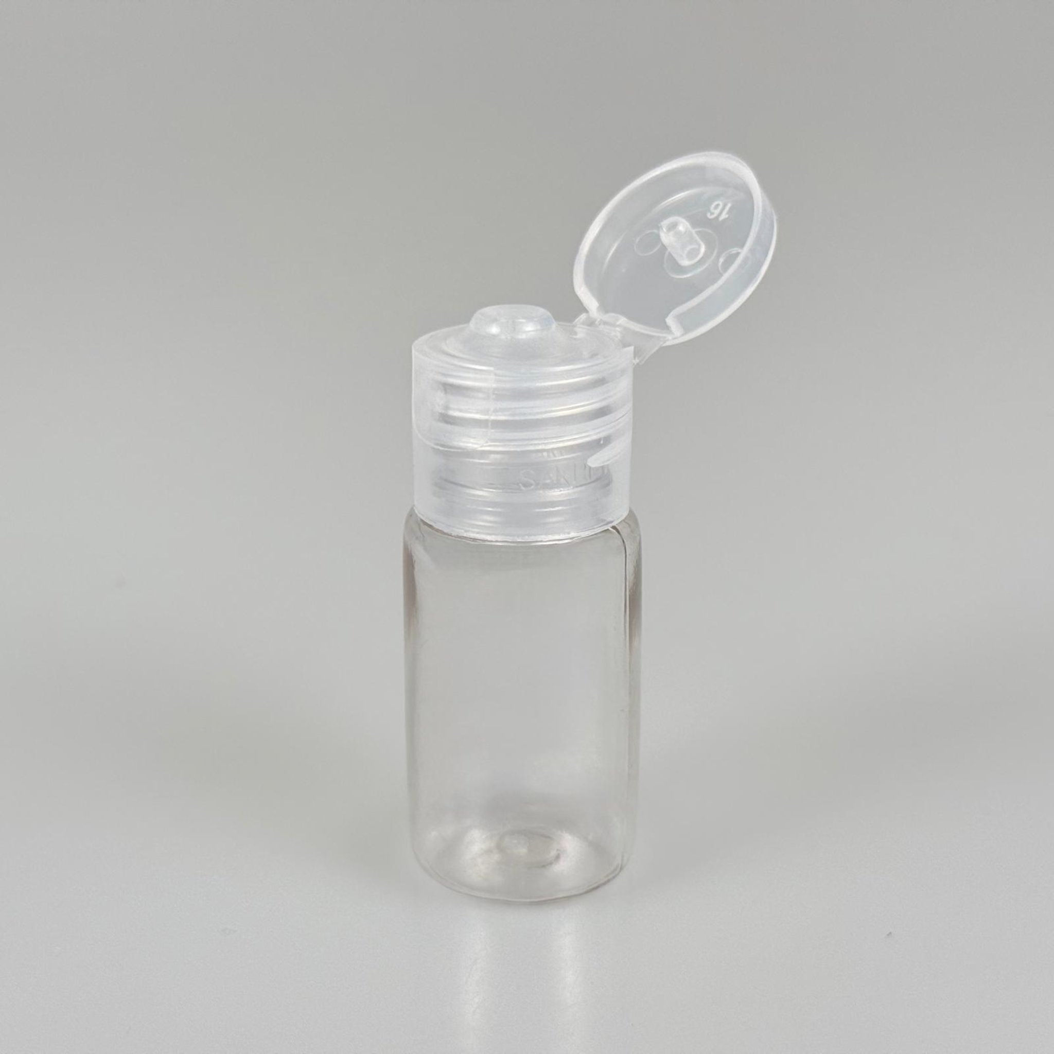 10 ML AÇILIR KAPAKLI PET ŞİŞE - 10 CC ŞEFFAF ŞİŞE + ŞEFFAF FLİPTOP KAPAKLI TAKIM