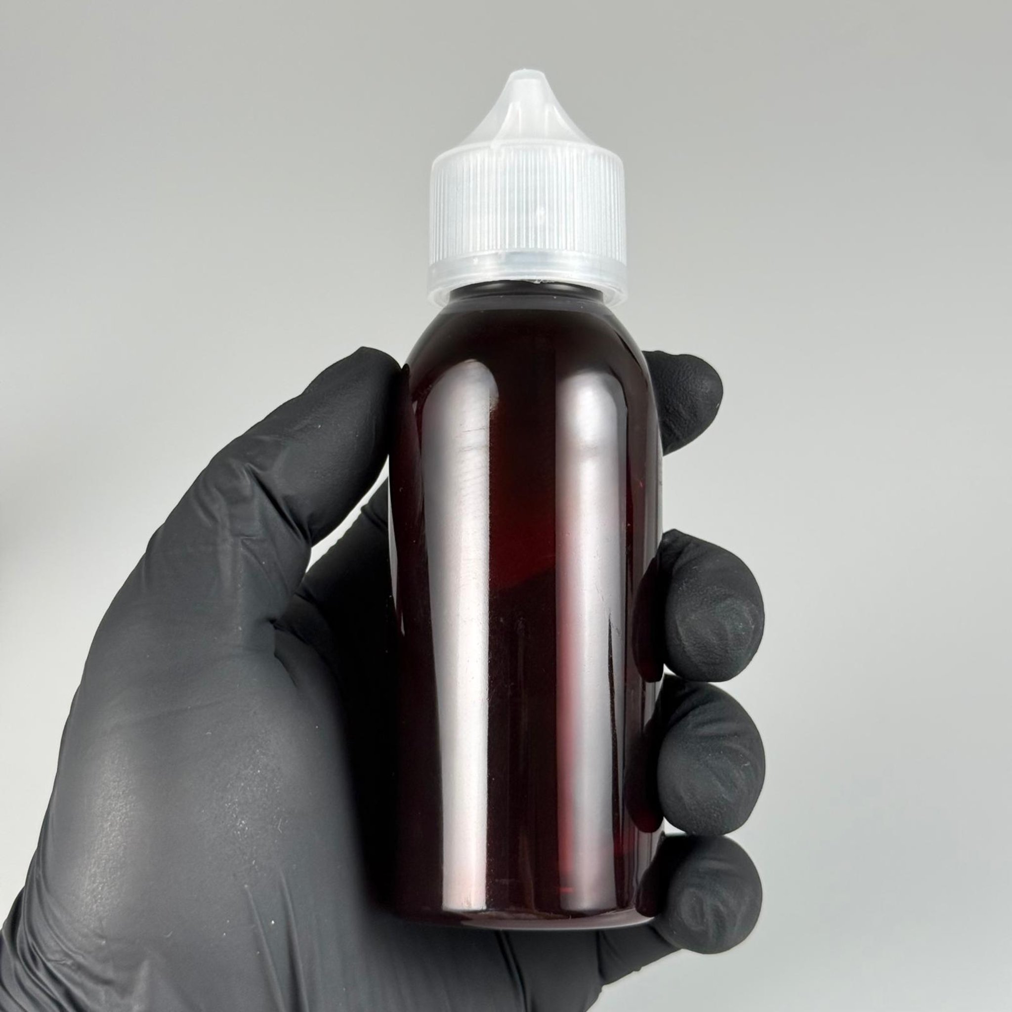 100 CC SERT GORİLLA ŞİŞE - AMBER - 100 ML LİKİT ŞİŞESİ - MÜREKKEP ŞİŞESİ - ÇOCUK KİLİT KAPAKLI  - AKITICI TIPALI - İĞNE UÇLU DAMLALIKLI ŞİŞE
