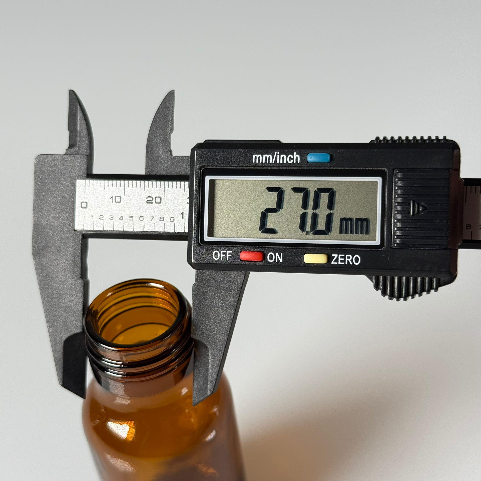 50 CC AMBER CAM ŞİŞE KAPAKSIZ (25 AĞIZ) - 50 ML CAM ŞİŞE - KAHVERENGİ - ŞİŞECAM ÜRÜN KODU 711505