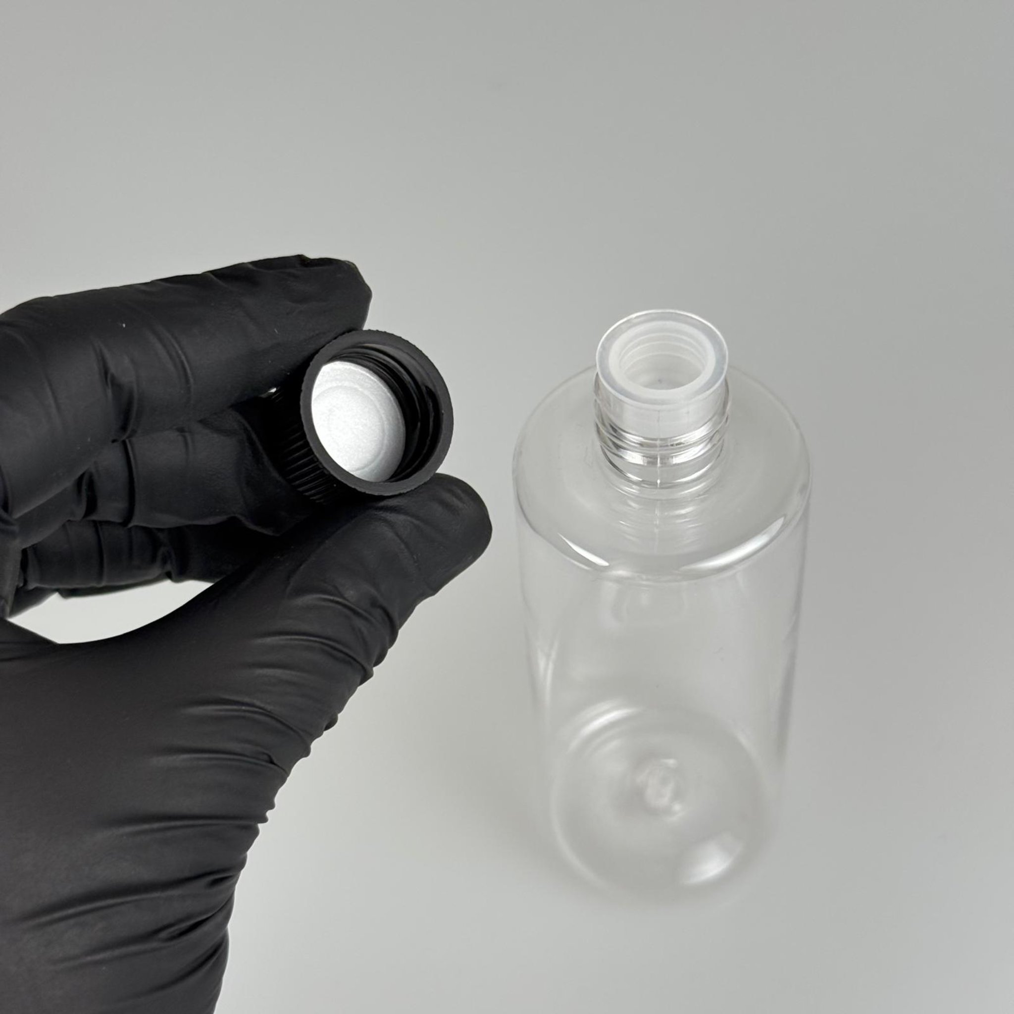 100 ML PET ŞİŞE + CONTALI SİYAH KAPAK + KÖR TIPA TAKIM - 100 CC SIZDIRMAZ BOŞ PLASTİK ŞİŞELER