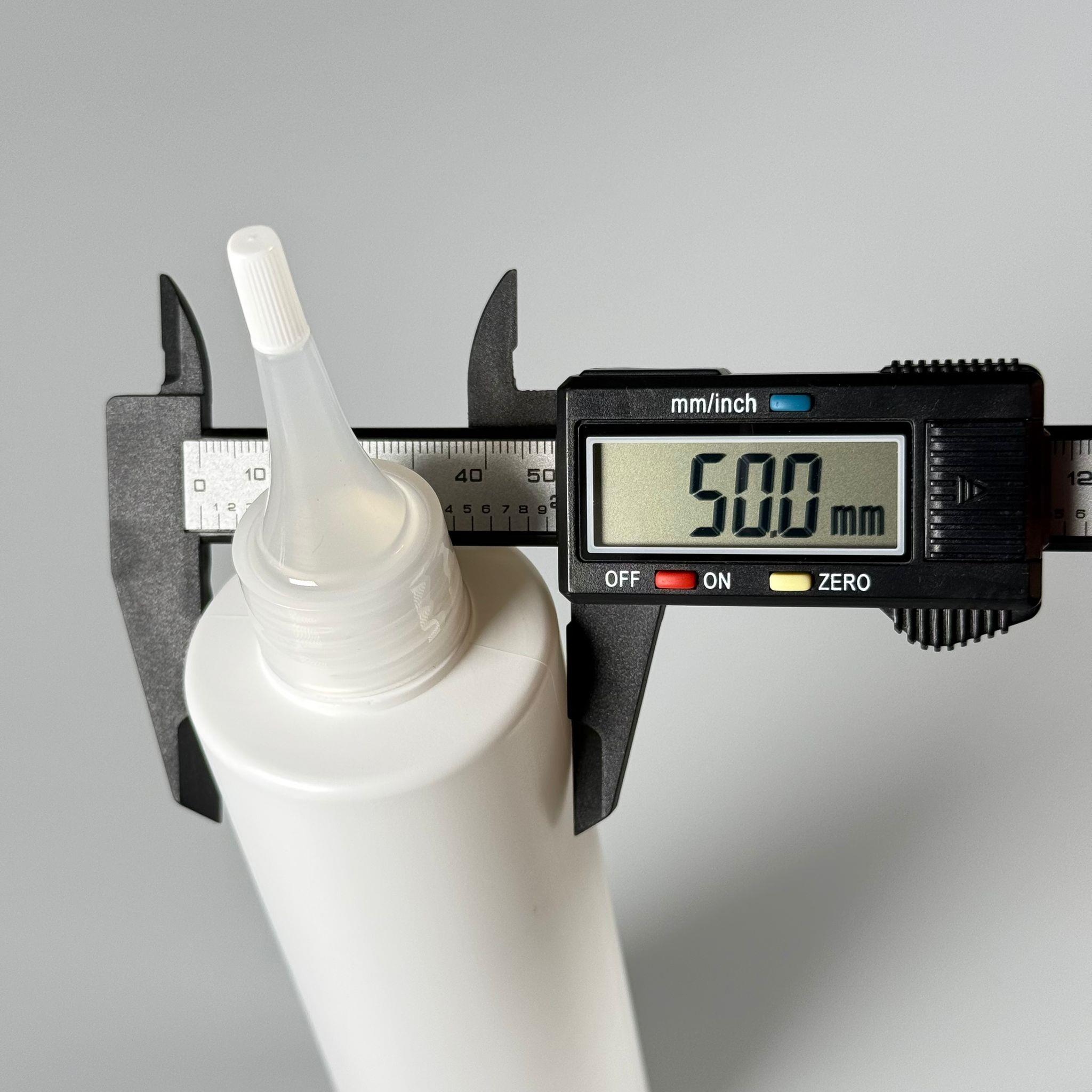 200 CC (SİLME 250 CC) BEYAZ SİLİNDİR MODEL MAT SERT POLİETİLEN ŞİŞE - ŞEFFAF AKITICI SİVRİ KAPAKLI - 200 ML BEYAZ PLASTİK ŞİŞE