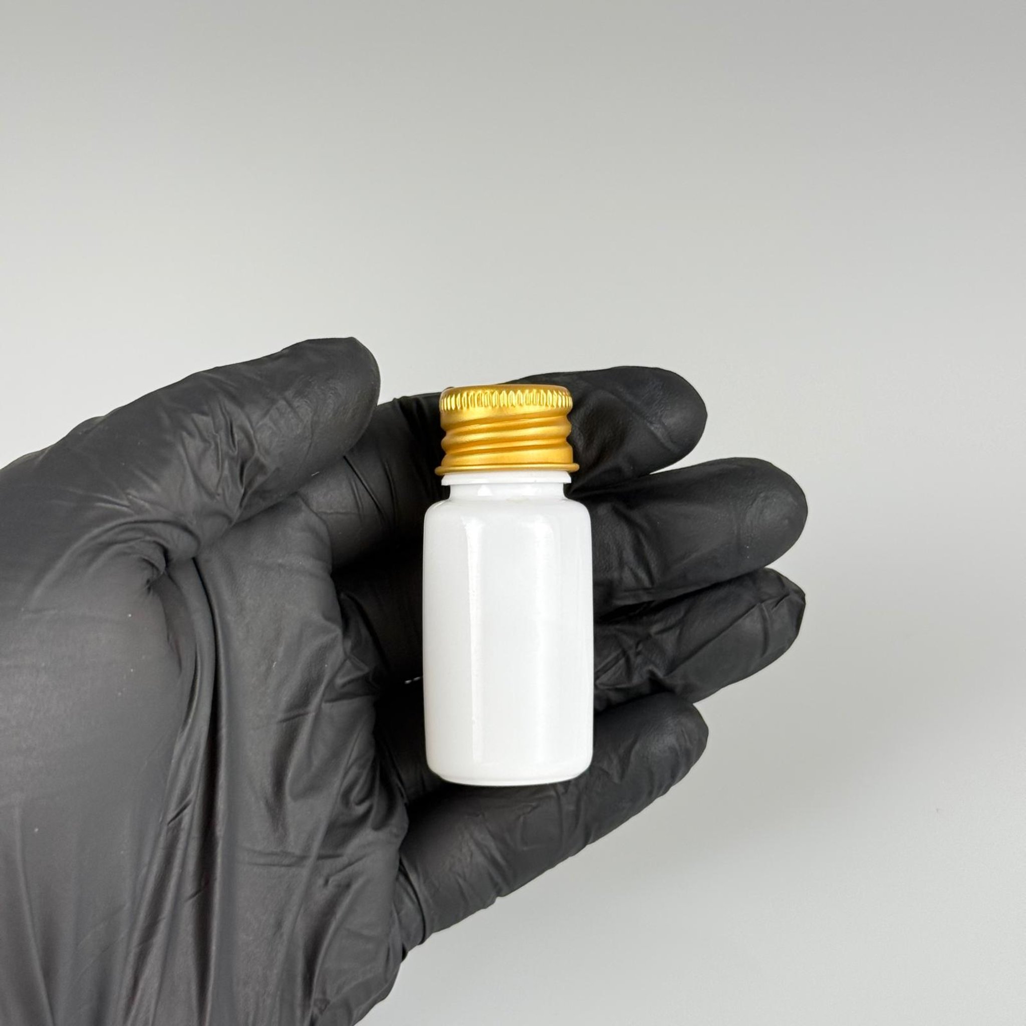 10 CC BEYAZ PET SHOT ŞİŞE - KÖPÜK CONTALI GOLD ALÜMİNYUM METAL KAPAKLI + DAMLALIKLI KOLONYA TIPALI TIPALI TAKIM - 10 ML PLASTİK ŞİŞE