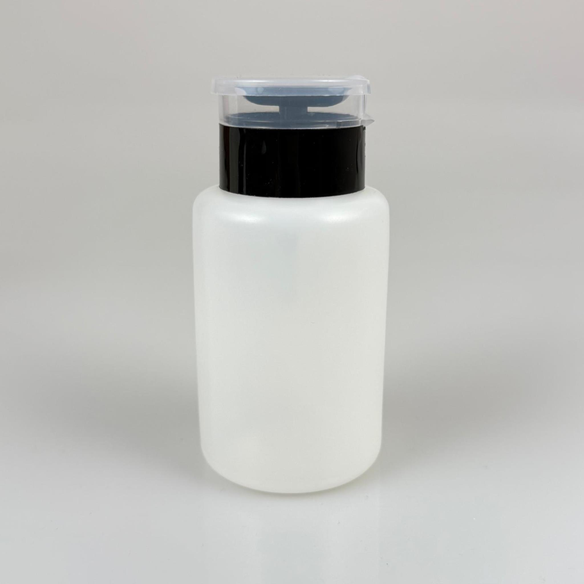 175 ML ASETON ŞİŞESİ - BASMALI ASETON POMPALI 175 CC YARI SAYDAM POLİETİLEN ŞİŞE