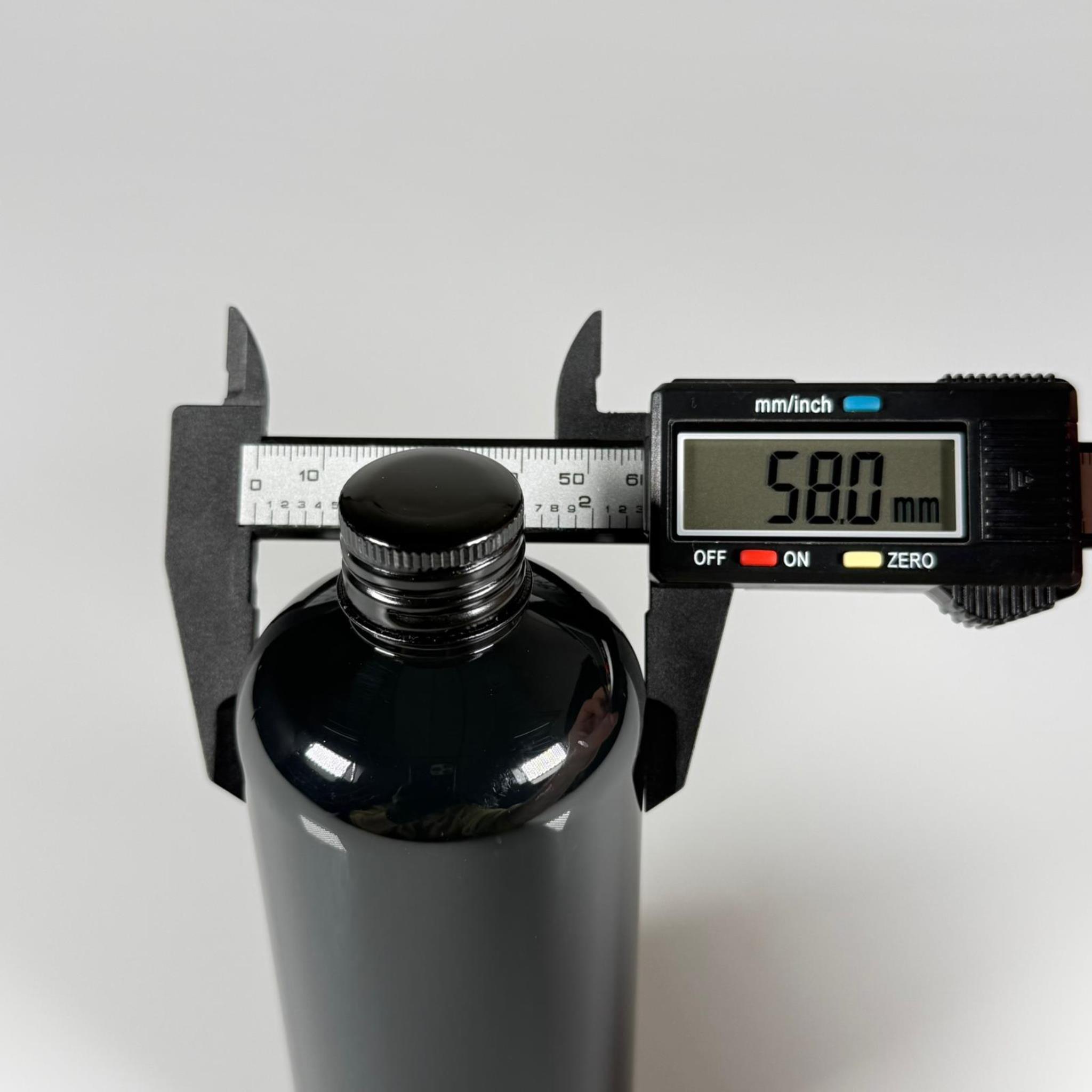 250 CC SİYAH ŞİŞE - SİYAH METAL KAPAKLI + KOLONYA TIPALI - 250 ML PLASTİK KOLONYA ŞİŞESİ - ZEYNEP MODEL PET ŞİŞE