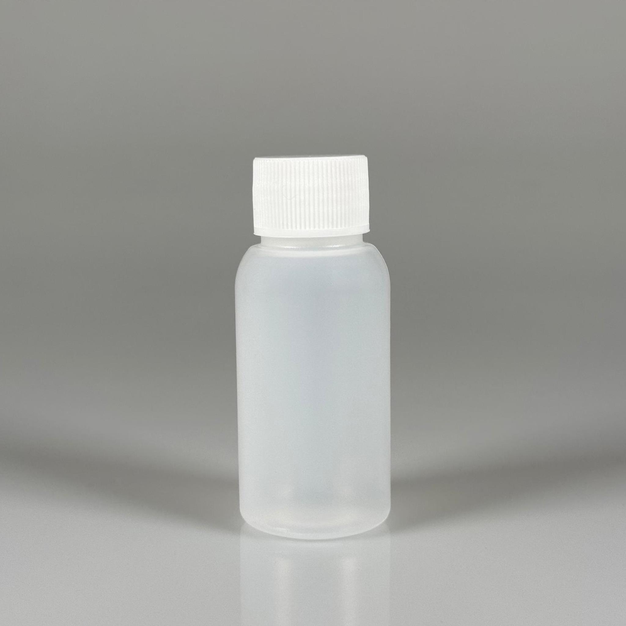 50 ML SIKILABİLİR YUMUŞAK POLİETİLEN PE PLASTİK ŞİŞE - CONTALI BEYAZ KAPAKLI - 50 cc sos, yağ, kartuş, mürekkep vb için boş şişeler