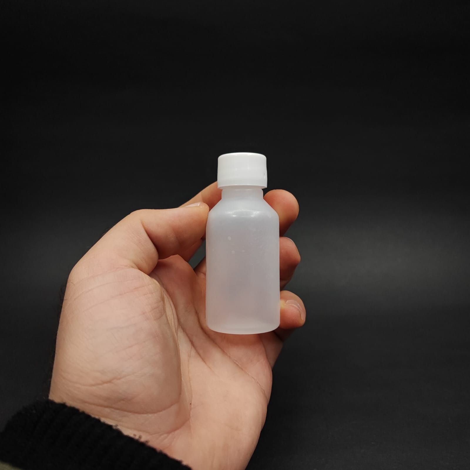 30 CC NATÜRAL POLİETİLEN ŞİŞE + KENDİNDEN CONTALI SIZDIRMAZ BEYAZ KAPAK - 30 ML KAPAKLI PET ŞİŞE