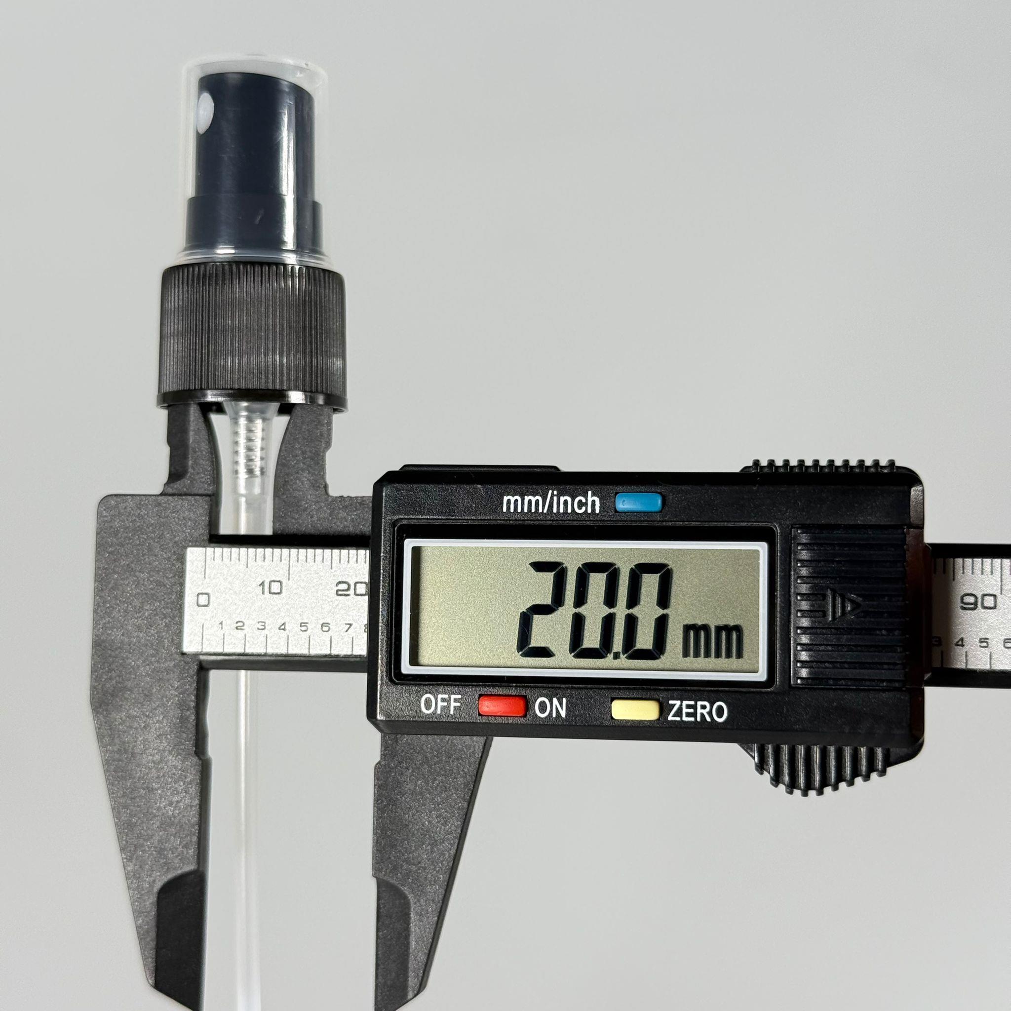 20 MM SİYAH PARMAK SPREY - 20 MM VALF SİYAH