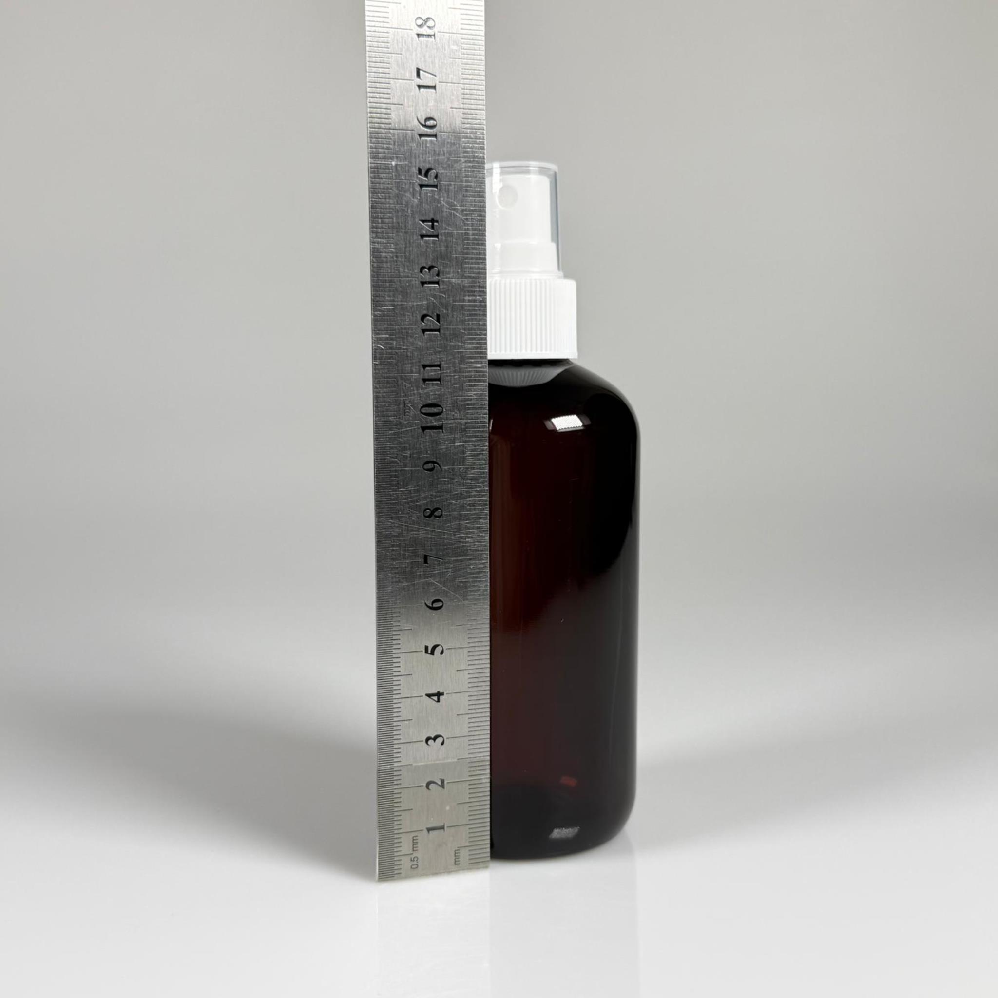 250 CC AMBER ŞİŞE - BEYAZ SPREYLİ - 250 ML SPREYLİ PLASTİK ŞİŞE - ZEYNEP MODEL PET ŞİŞE