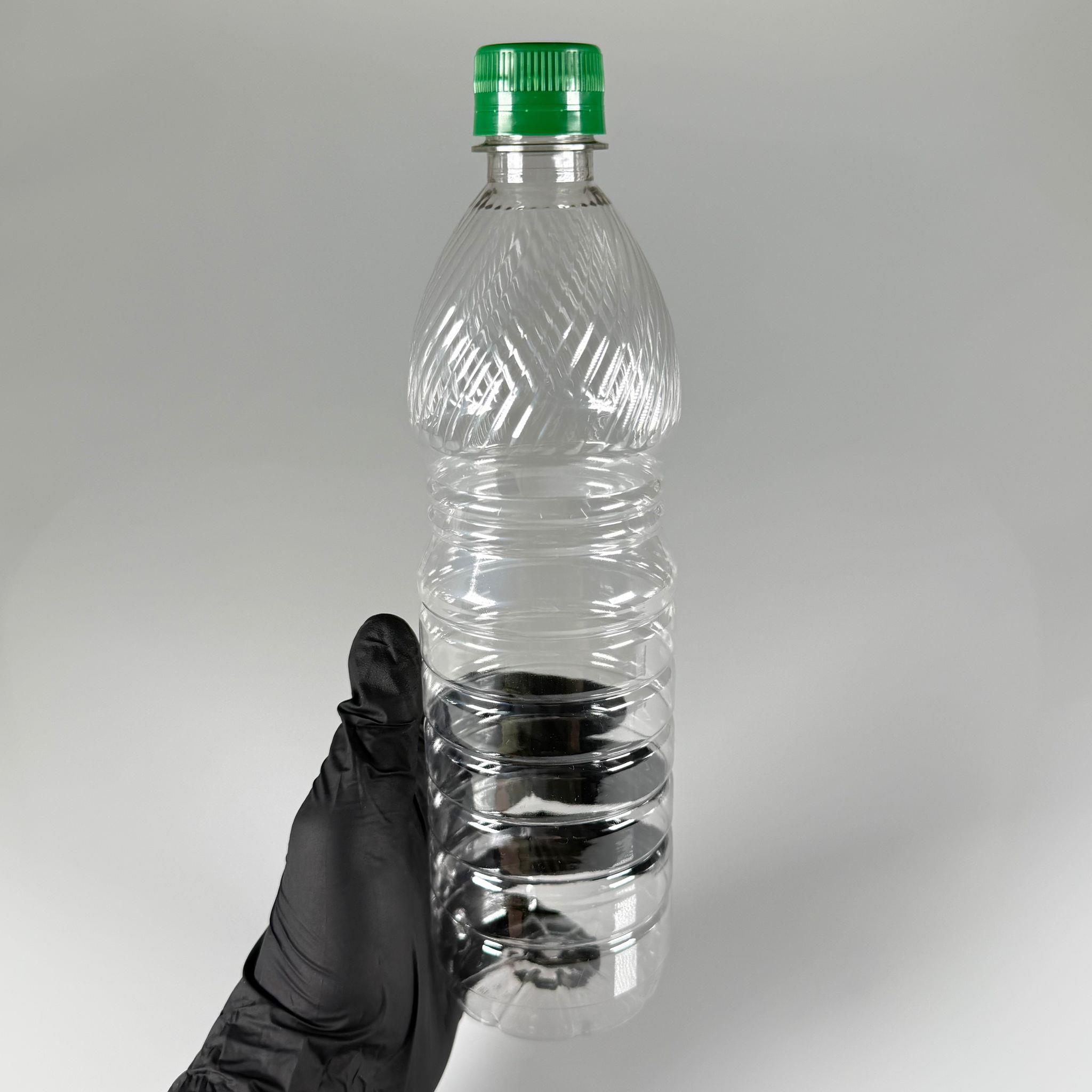 0,75 LT KİLİTLİ KAPAKLI PET ŞİŞE - YEŞİL KAPAKLI 750 ML BOŞ PET ŞİŞE