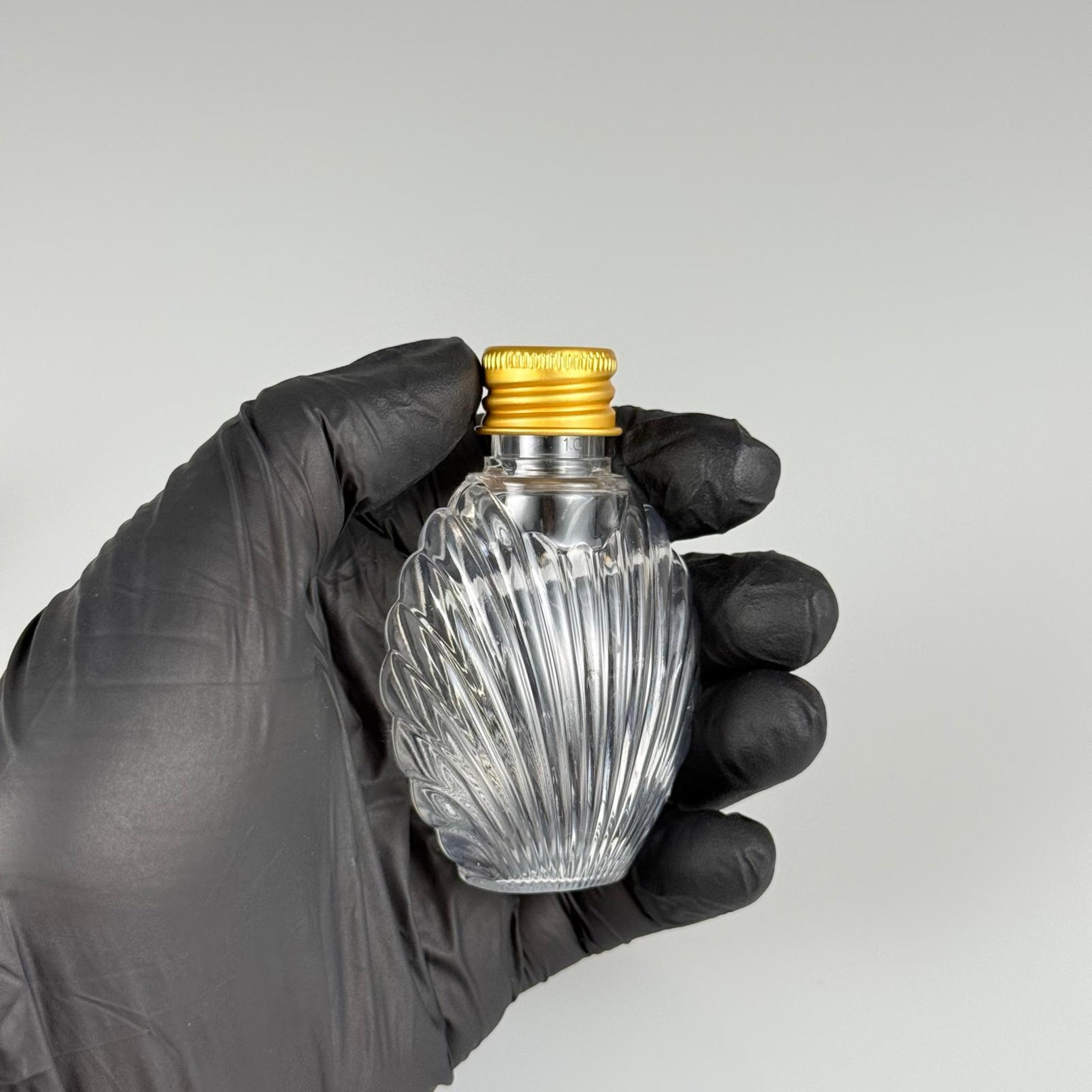 40 CC ŞEFFAF İSTİRİDYE PET ŞİŞE + KÖPÜK CONTALI GOLD ALÜMİNYUM METAL KAPAKLI TAKIM - 40 ML KAPAKLI CAMPET ŞİŞE