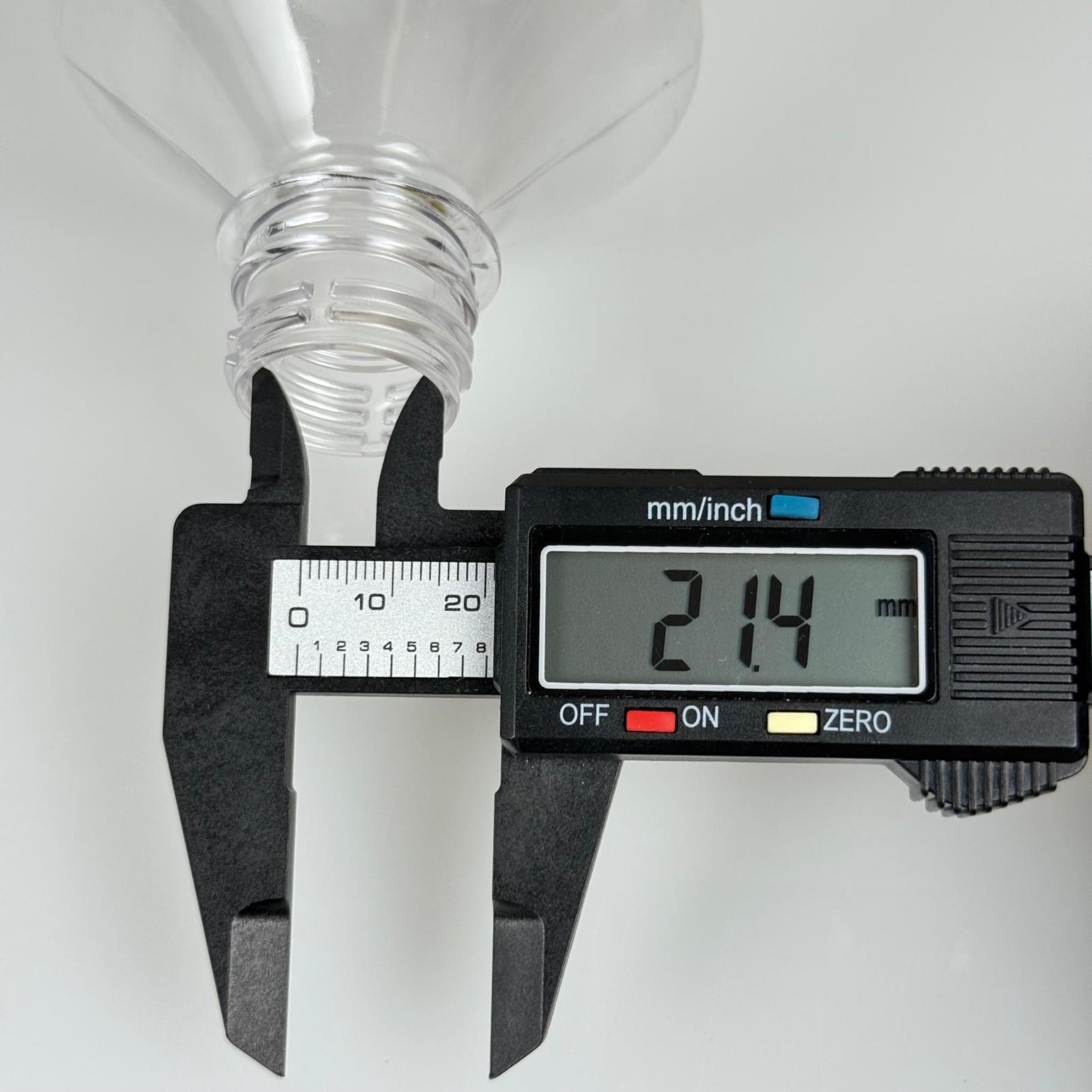 500 CC KÜT BOYUNLU ŞEFFAF PET ŞİŞE - KAPAKSIZ (28 AĞIZ) - 500 ML KALIN PET ŞİŞE