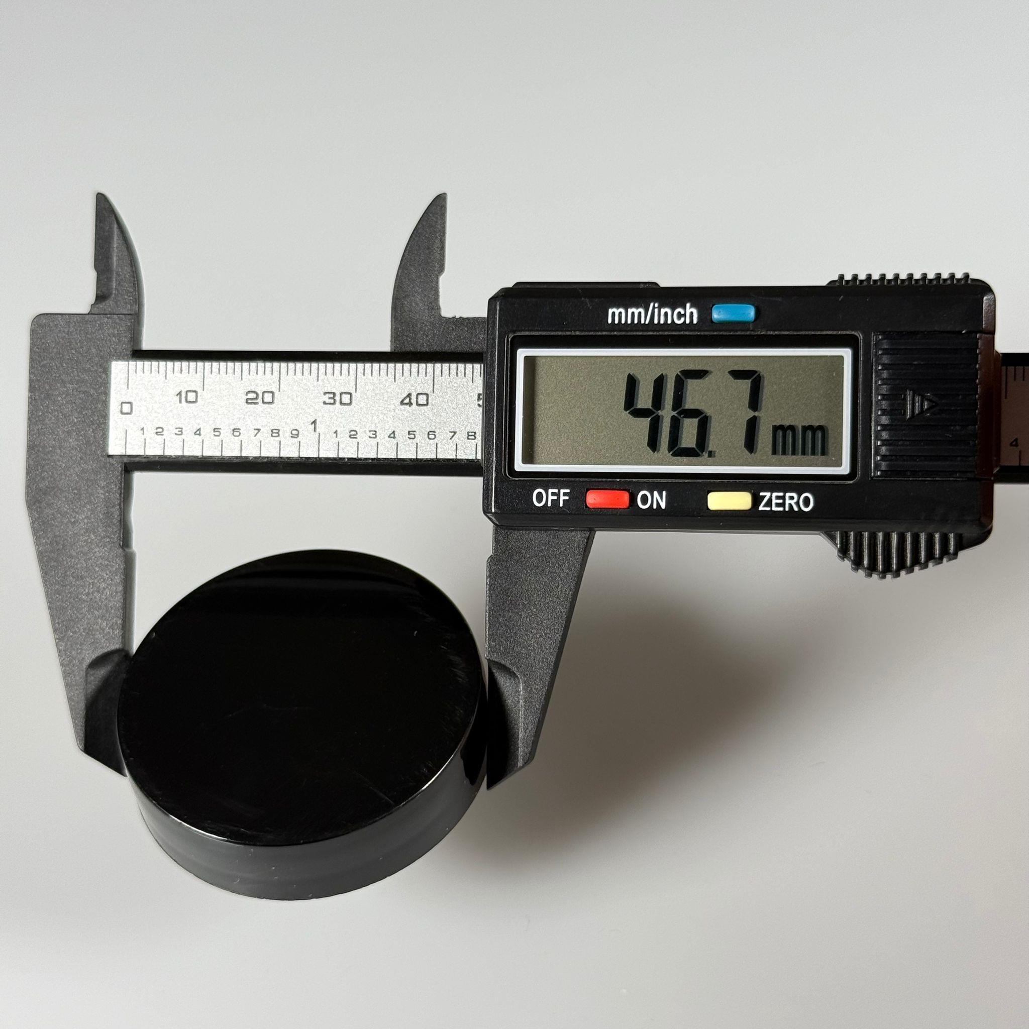 45 MM KAPAK - VİDALI - SİYAH