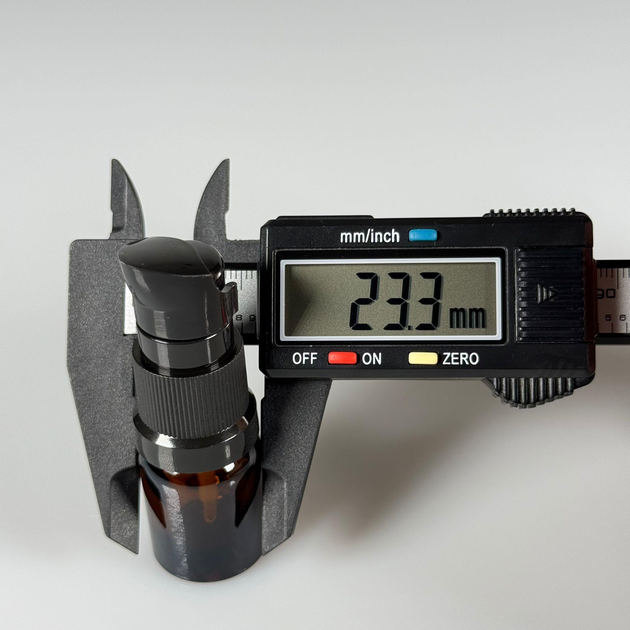 3 CC AMBER CAM ŞİŞE - SIZDIRMAZ ETEKLİ SİYAH LOSYON POMPALI TAKIM - 3 ML LOSYON ŞİŞESİ - YAĞ, KREM GİBİ YOĞUN KIVAMLI SIVILAR İÇİN CAM AMBALAJ