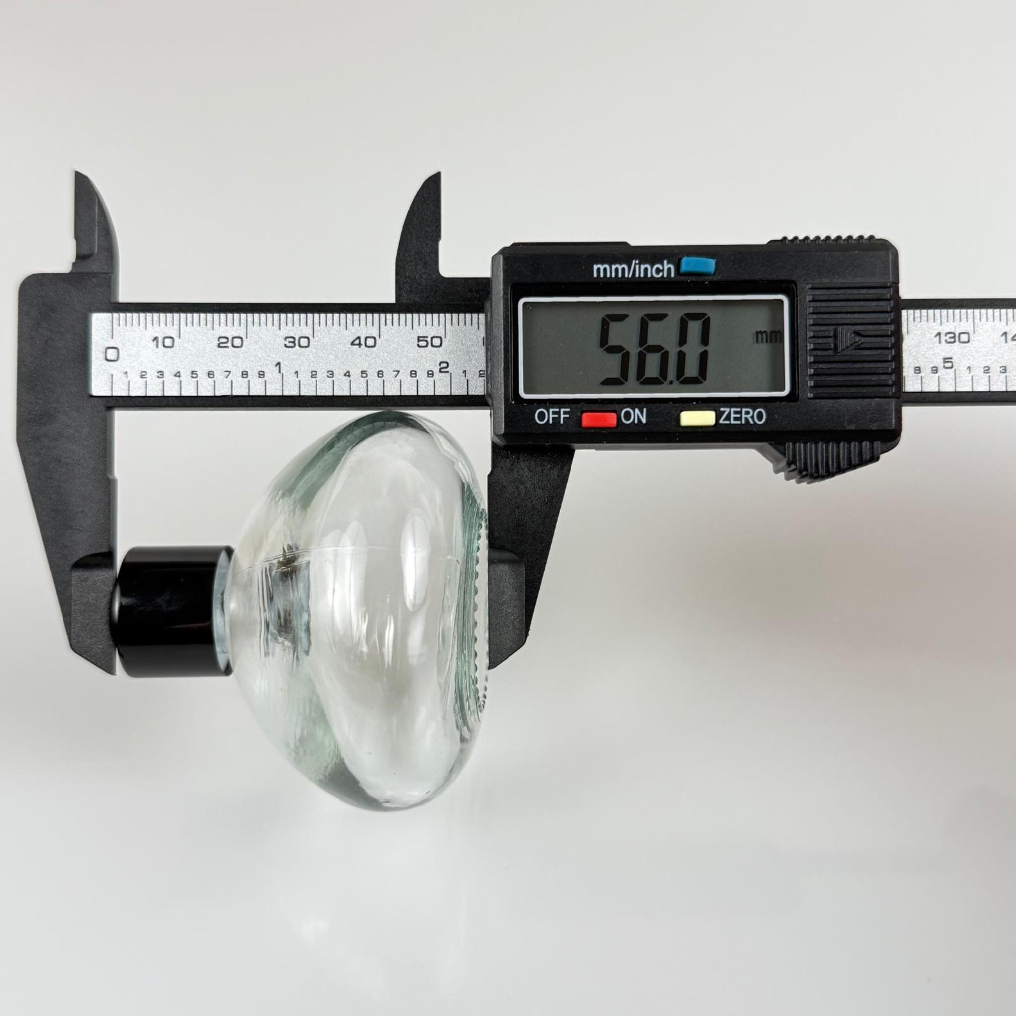 BASIK MODEL CAM KOLONYA ŞİŞESİ + METAL SİYAH KAPAK + TIPA - 50 ML - HEDİYELİK KOLONYA ŞİŞELERİ